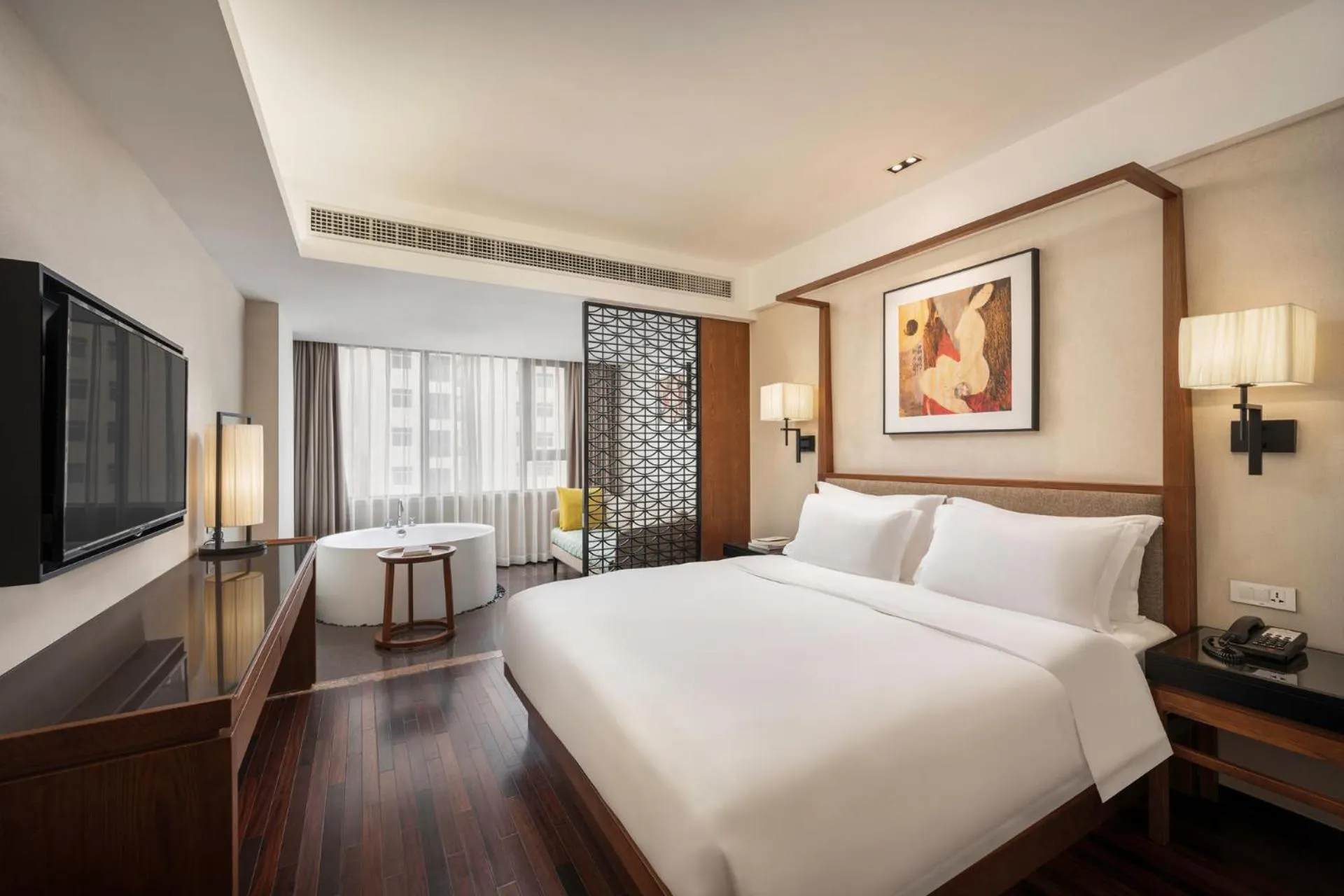 Bed in SSAW Boutique Hotel Sanya