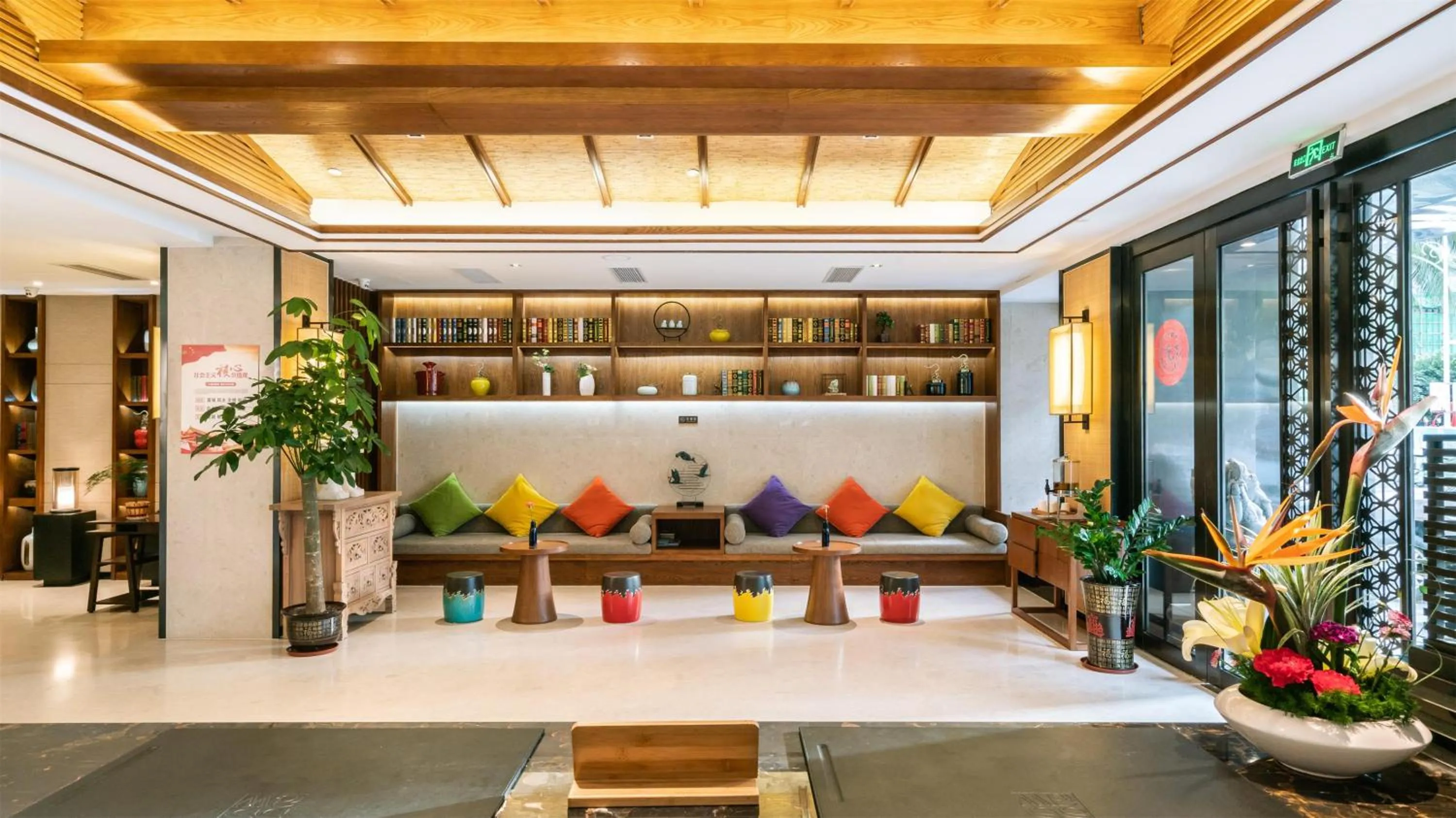 Seating area in SSAW Boutique Hotel Sanya