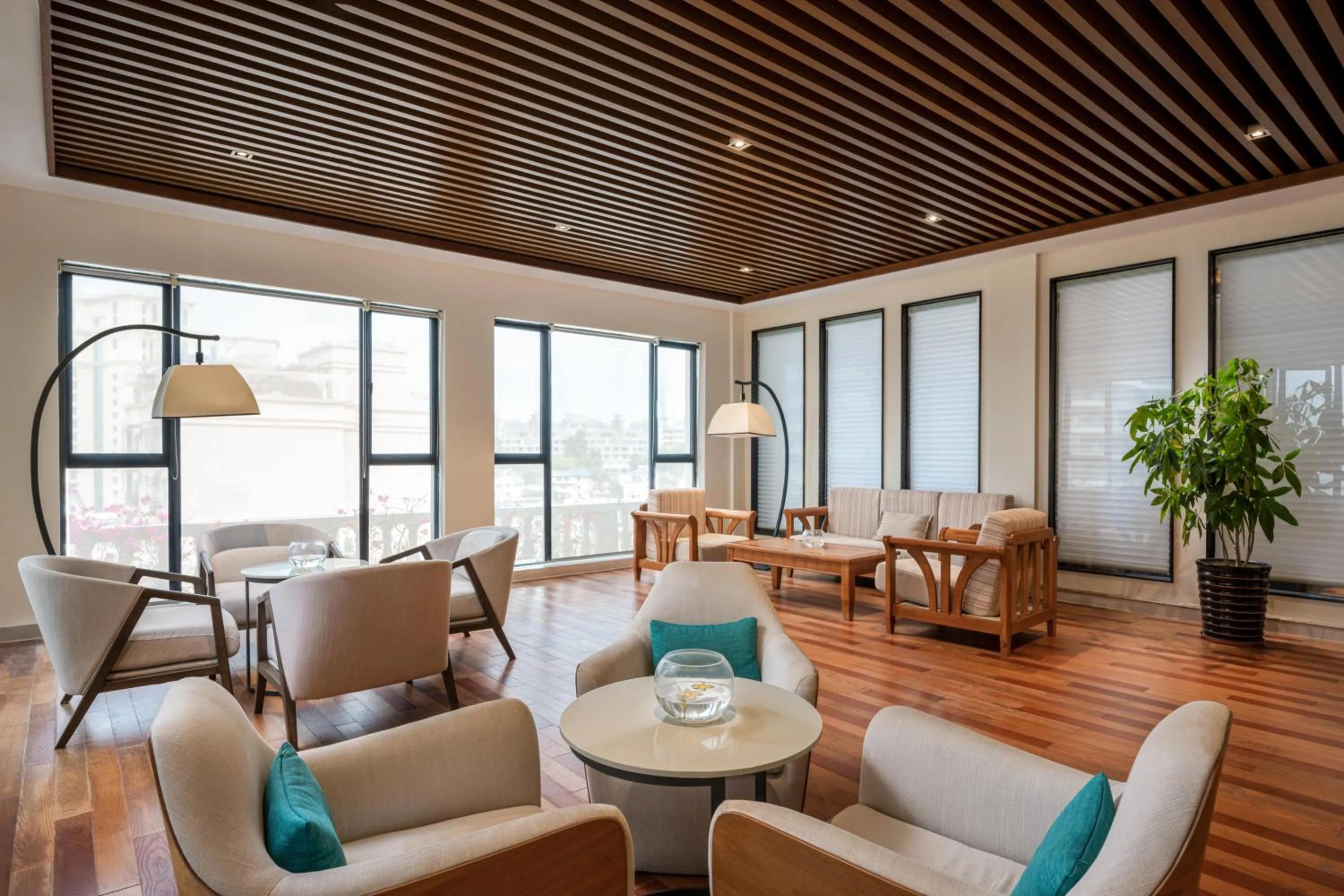 Seating area in SSAW Boutique Hotel Sanya