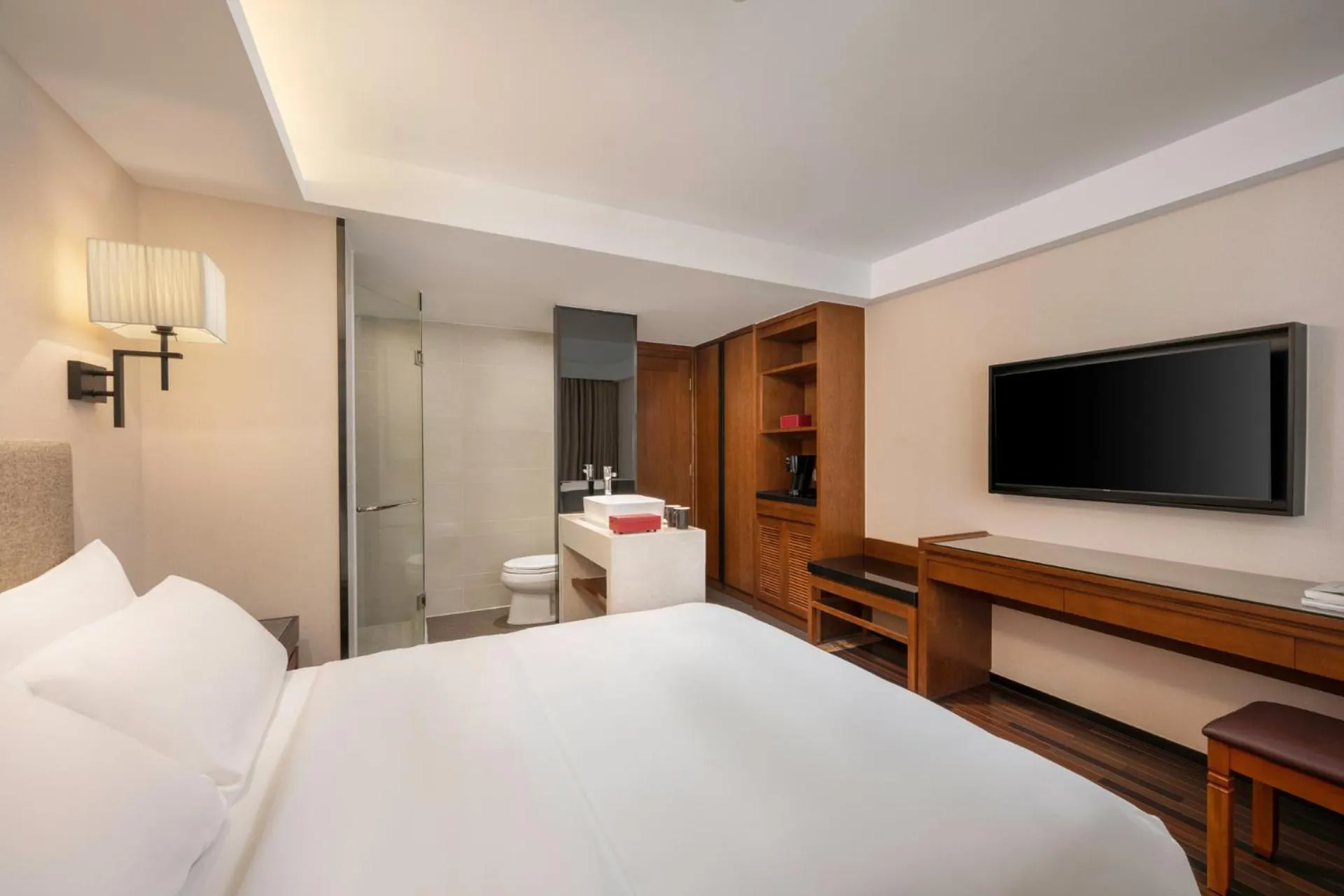 Bed in SSAW Boutique Hotel Sanya