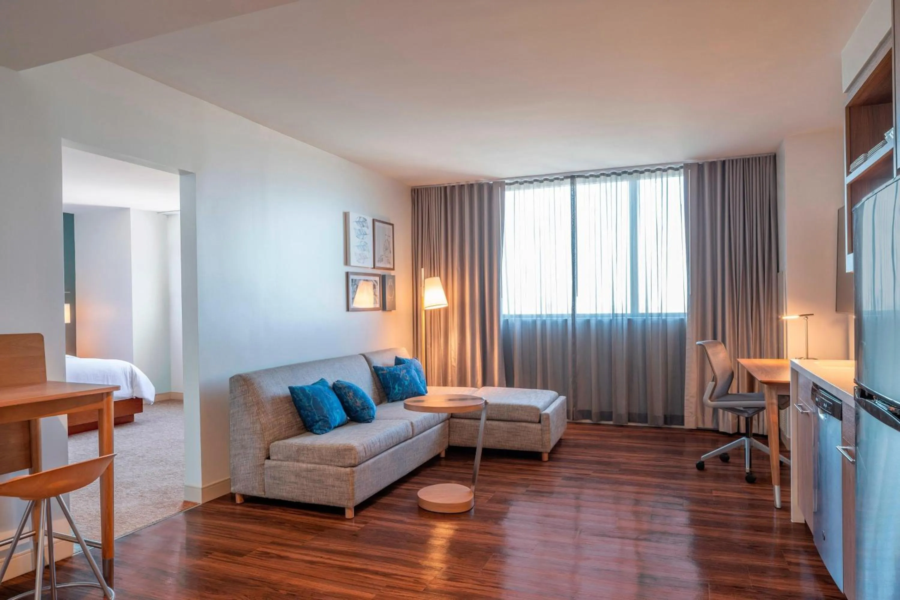 Living room in Element Fort Lauderdale Downtown