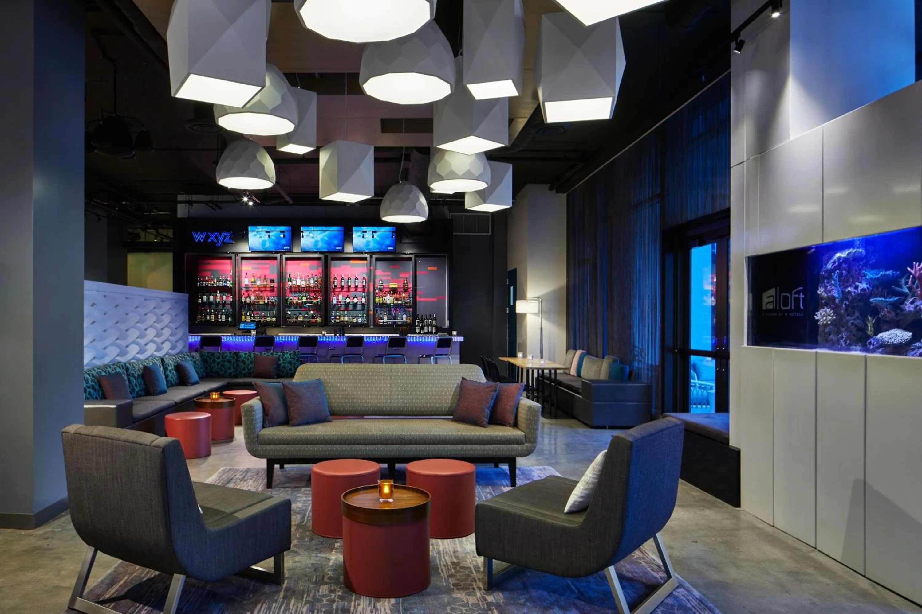 Lobby or reception in Aloft Miami Aventura