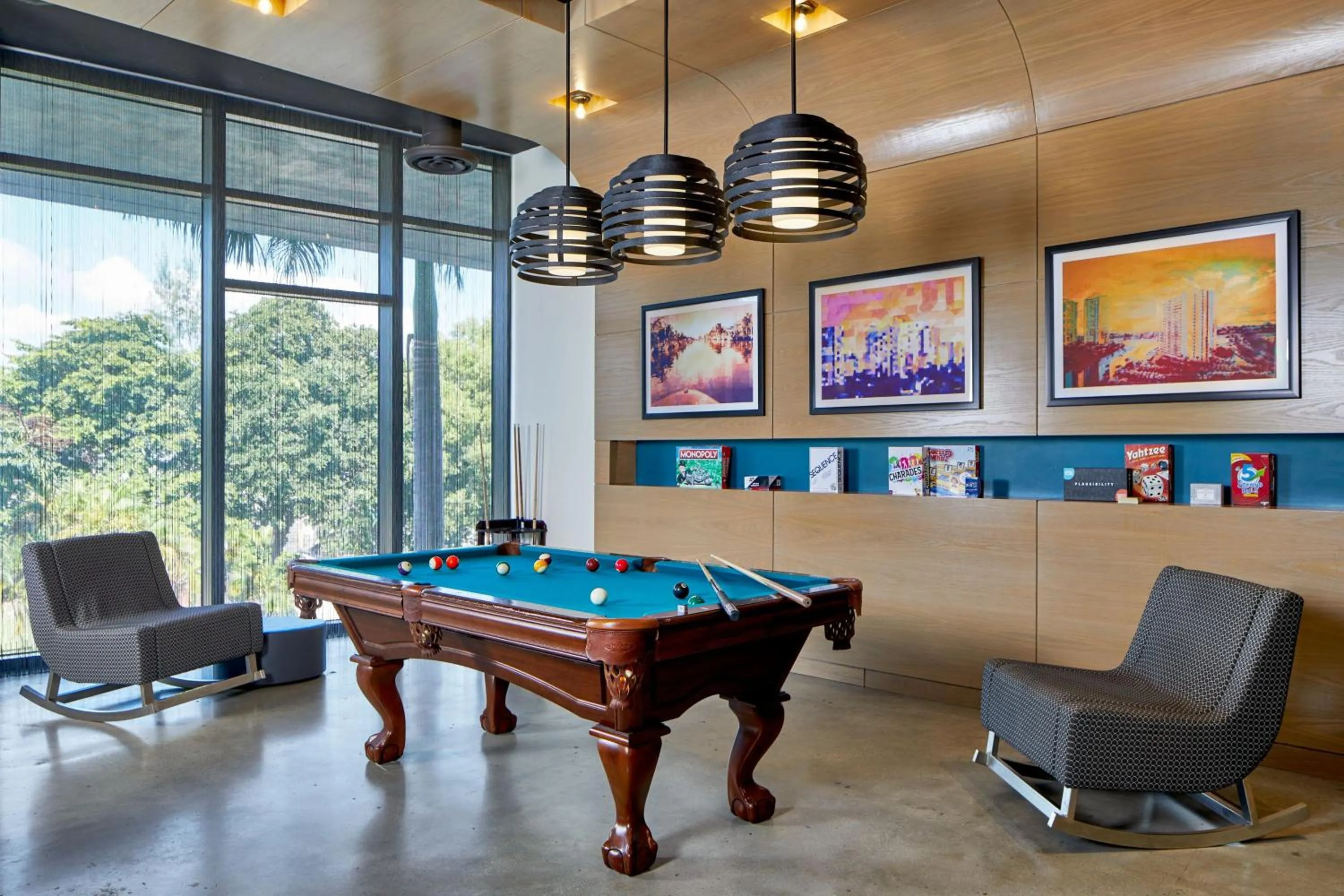 Swimming pool in Aloft Miami Aventura