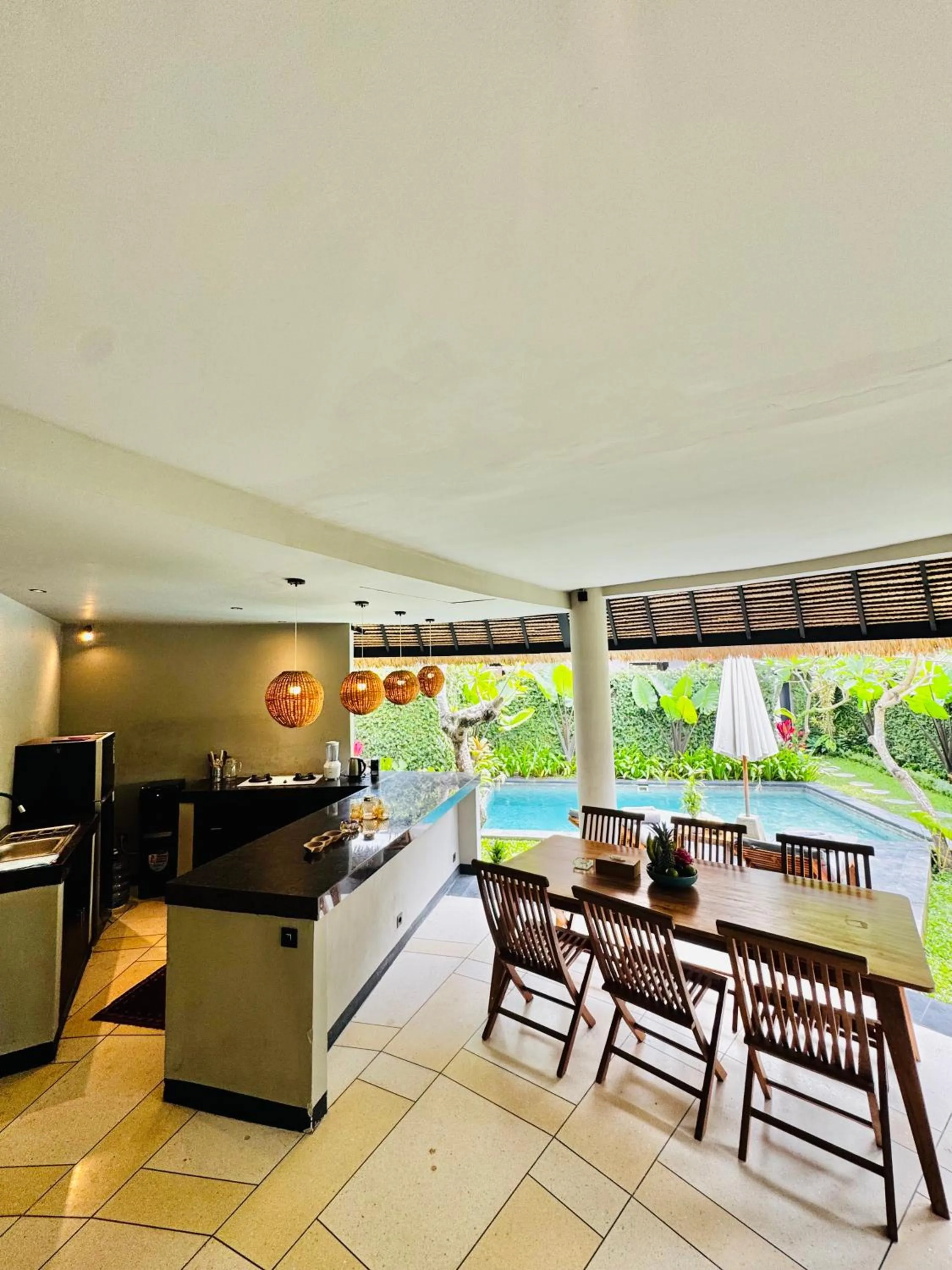 Dining area in SuB Villas Bali