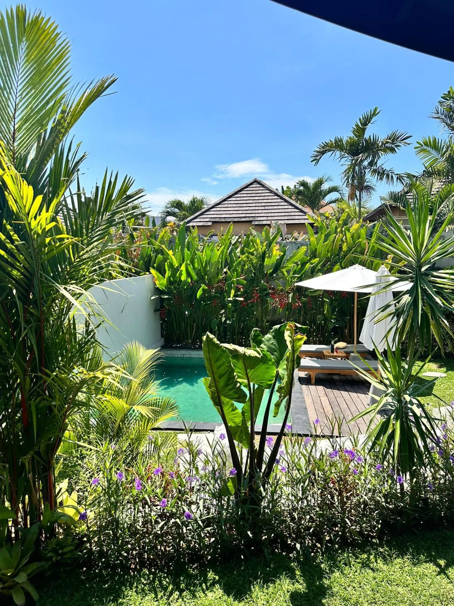 Garden in SuB Villas Bali