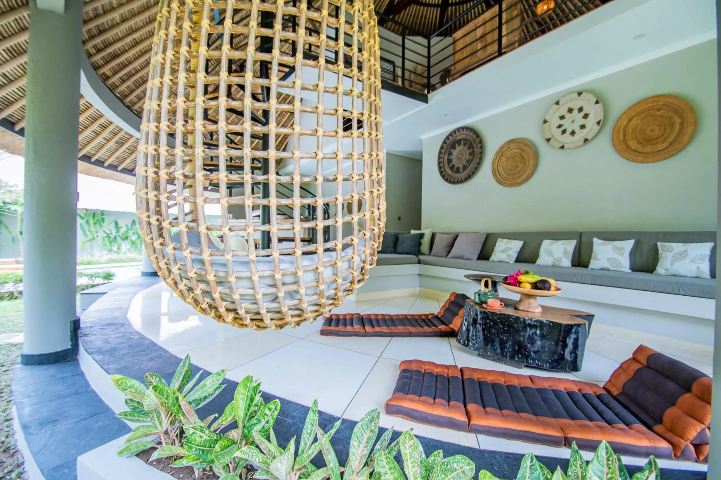 Seating area in SuB Villas Bali