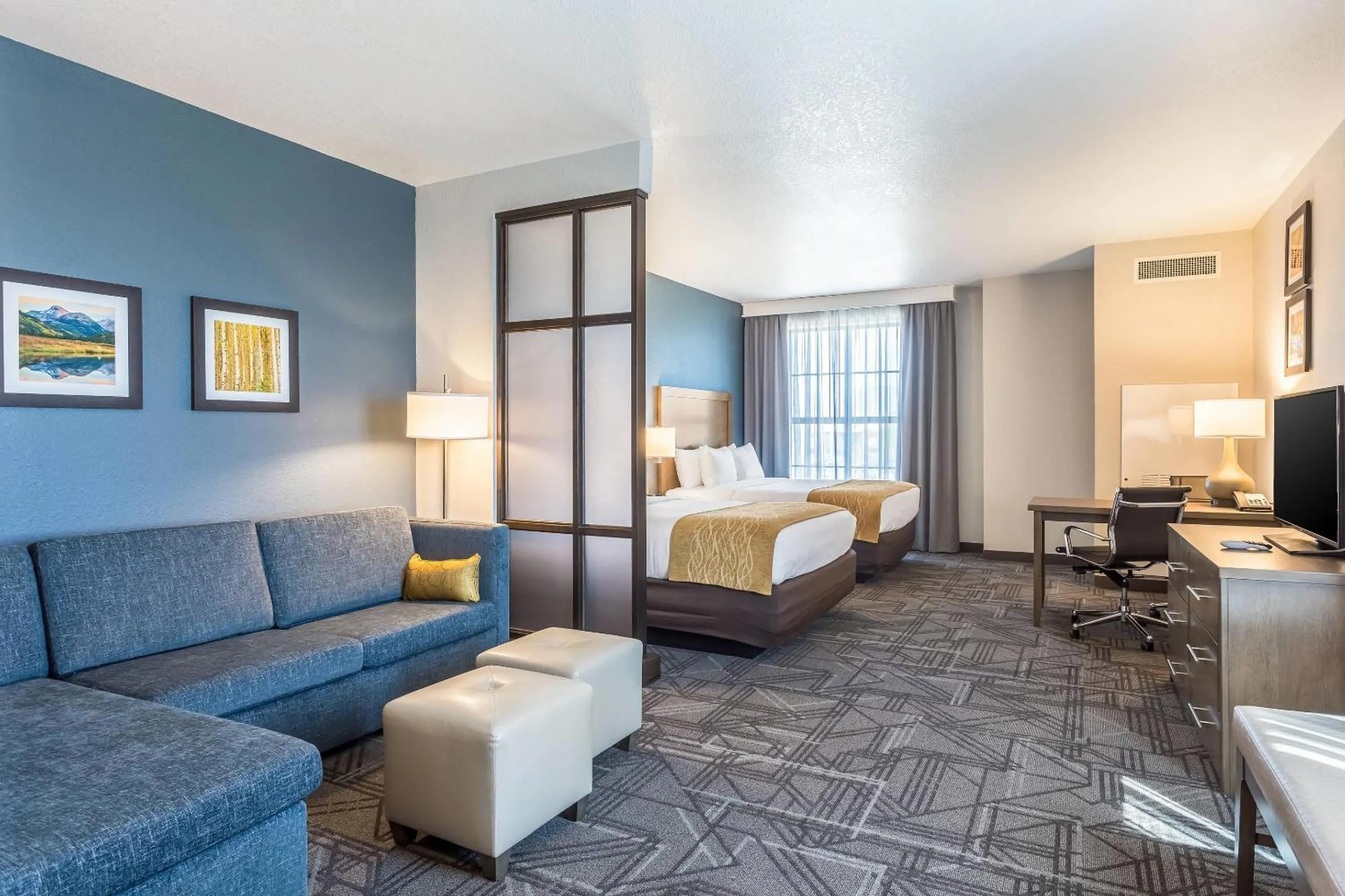 Bedroom, Bed in Comfort Inn & Suites Salt Lake City Airport