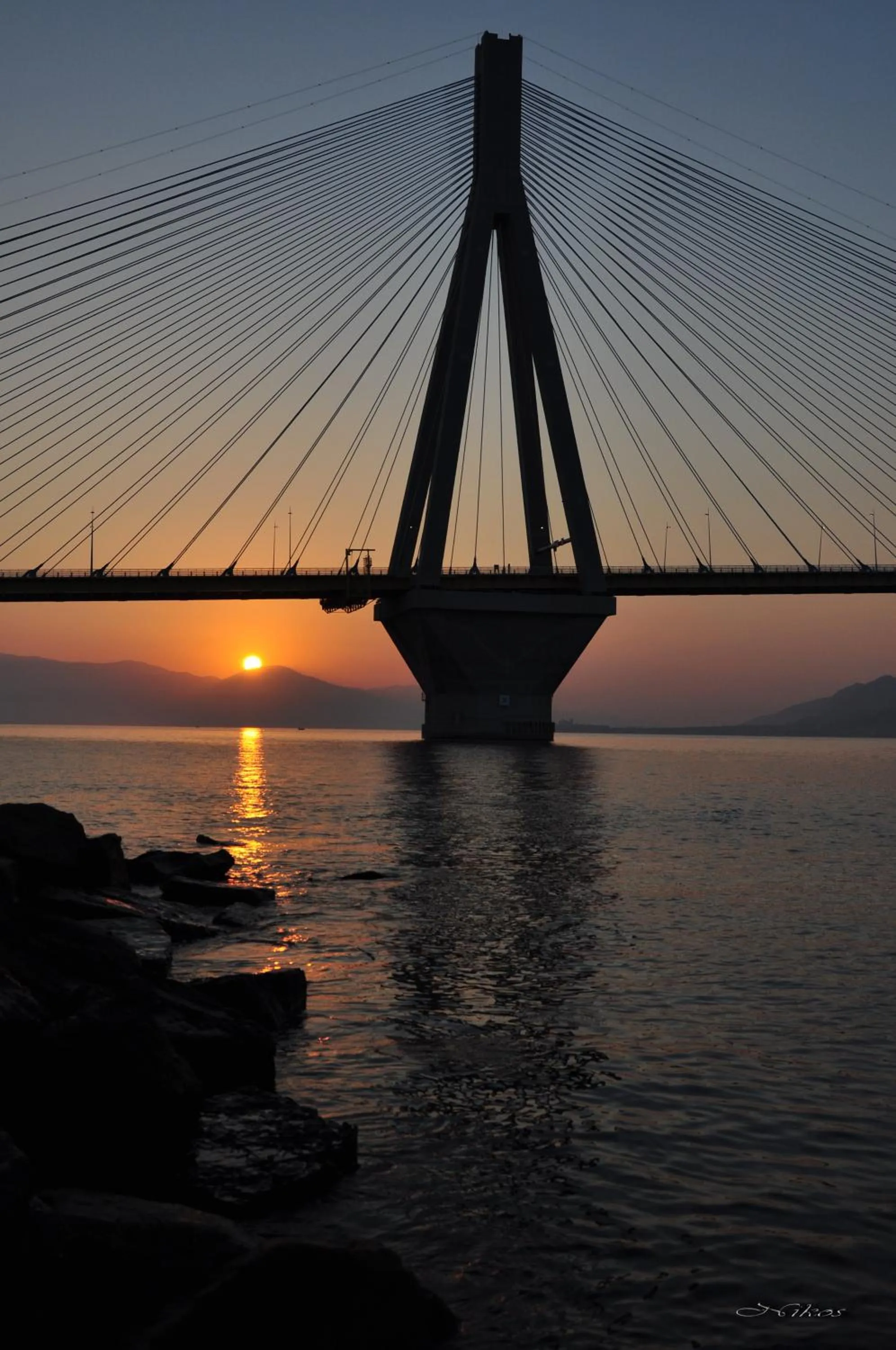 Sunset in Hotel Antirriο