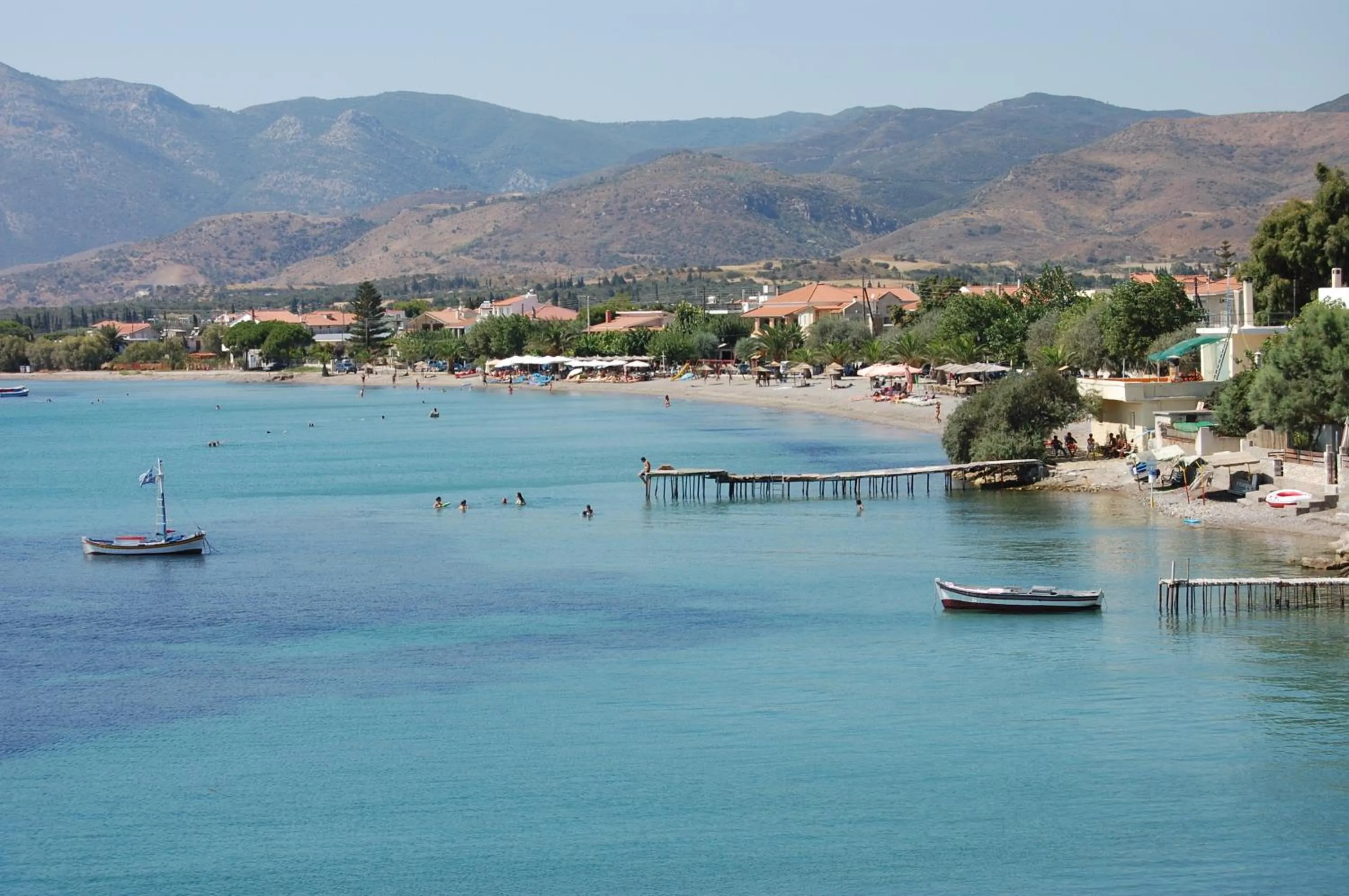 Beach in Hotel Antirriο