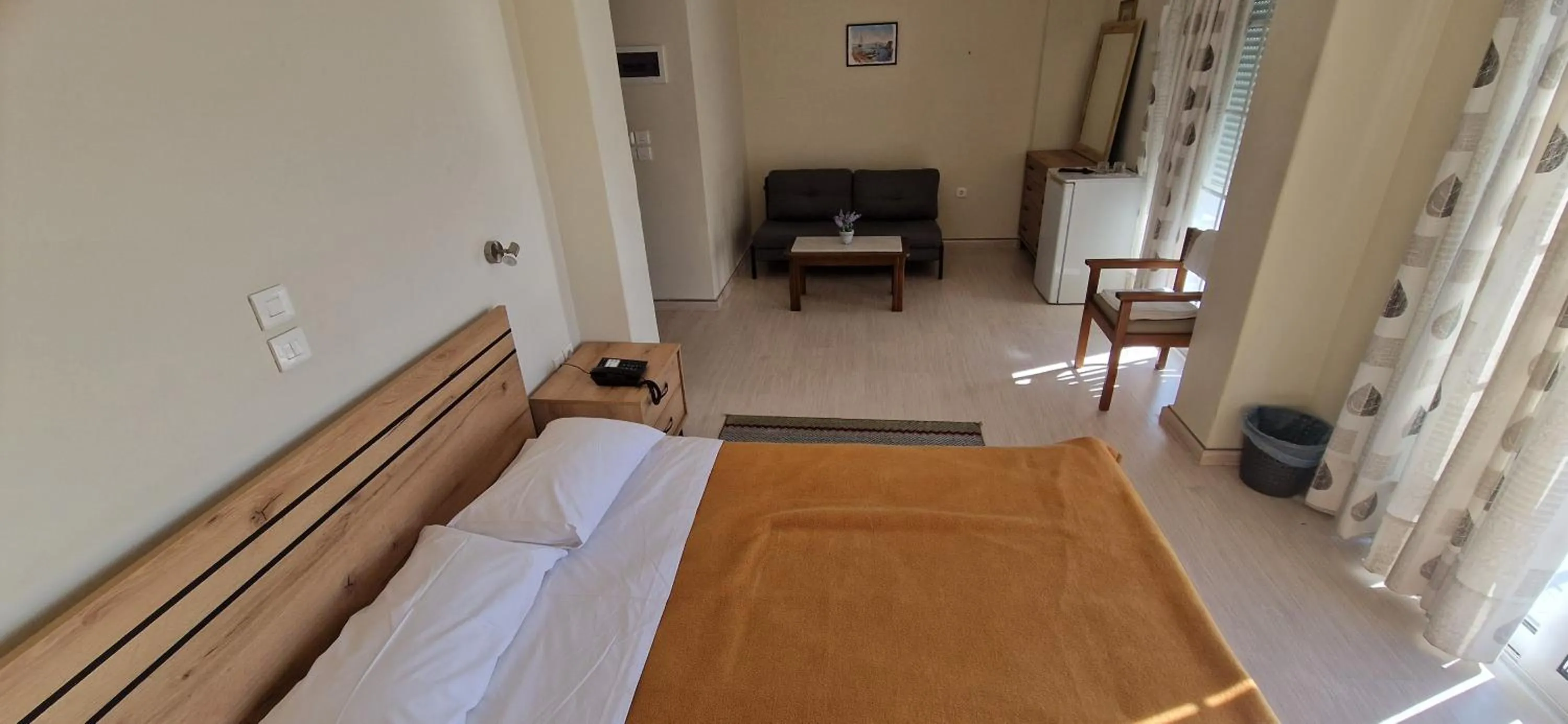 Bed in Hotel Antirriο