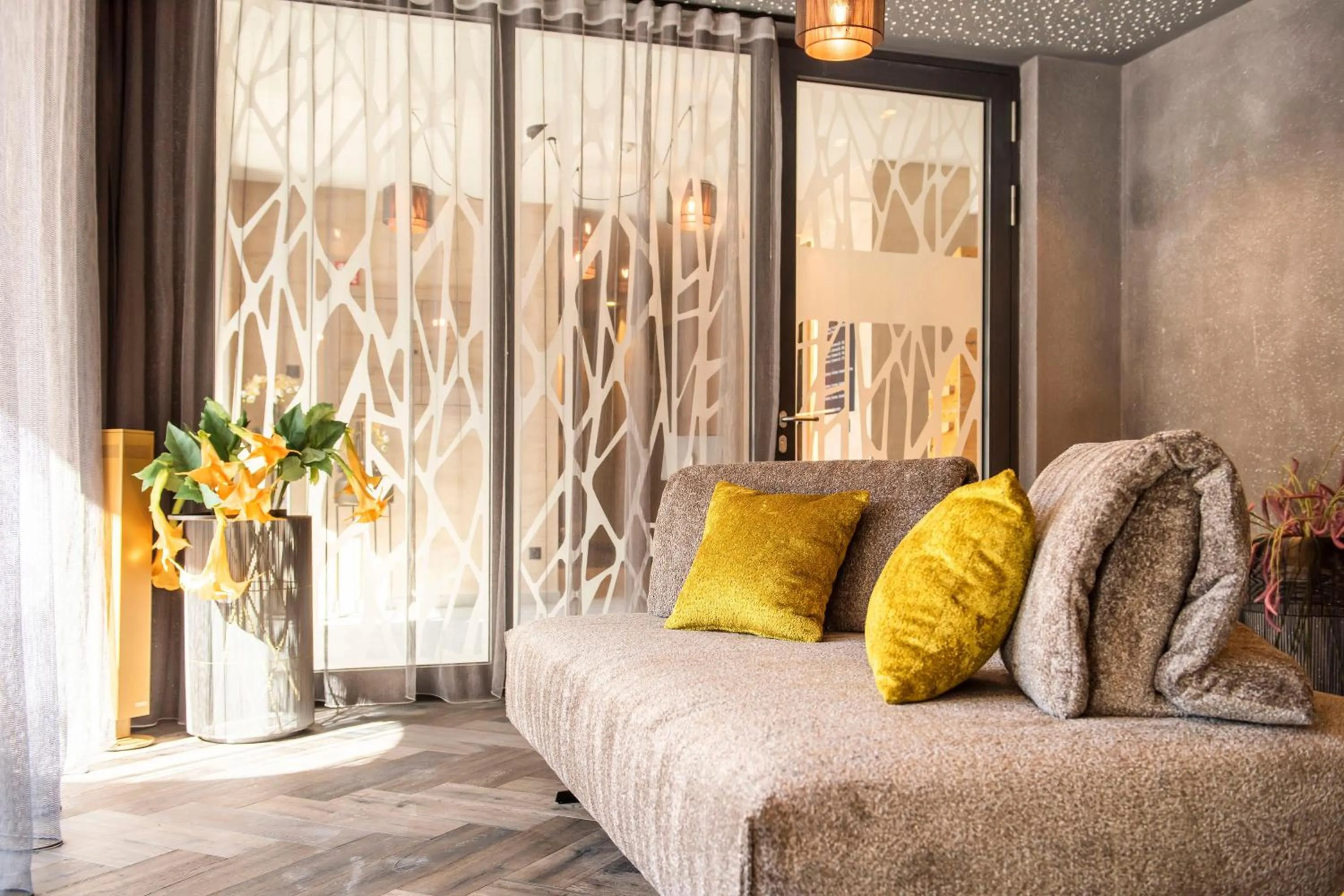 Spa and wellness centre/facilities, Bed in Quellenhof Luxury Resort Passeier