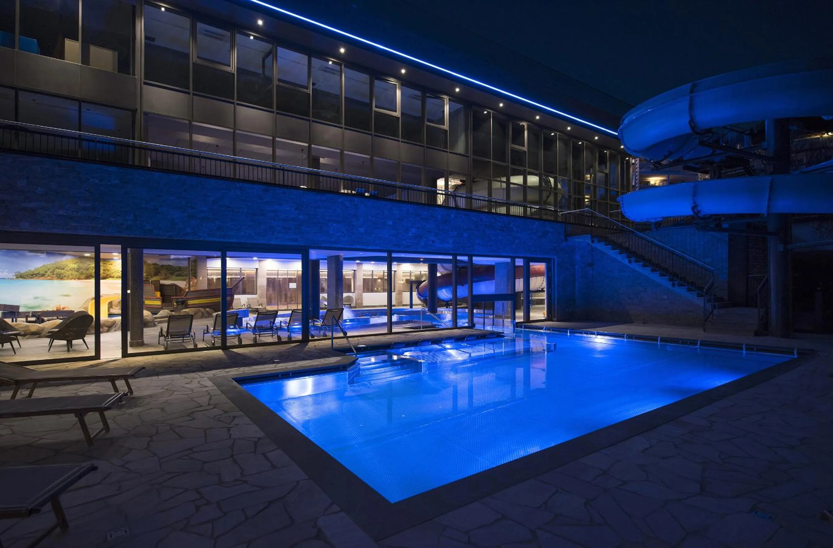 Aqua park in Quellenhof Luxury Resort Passeier