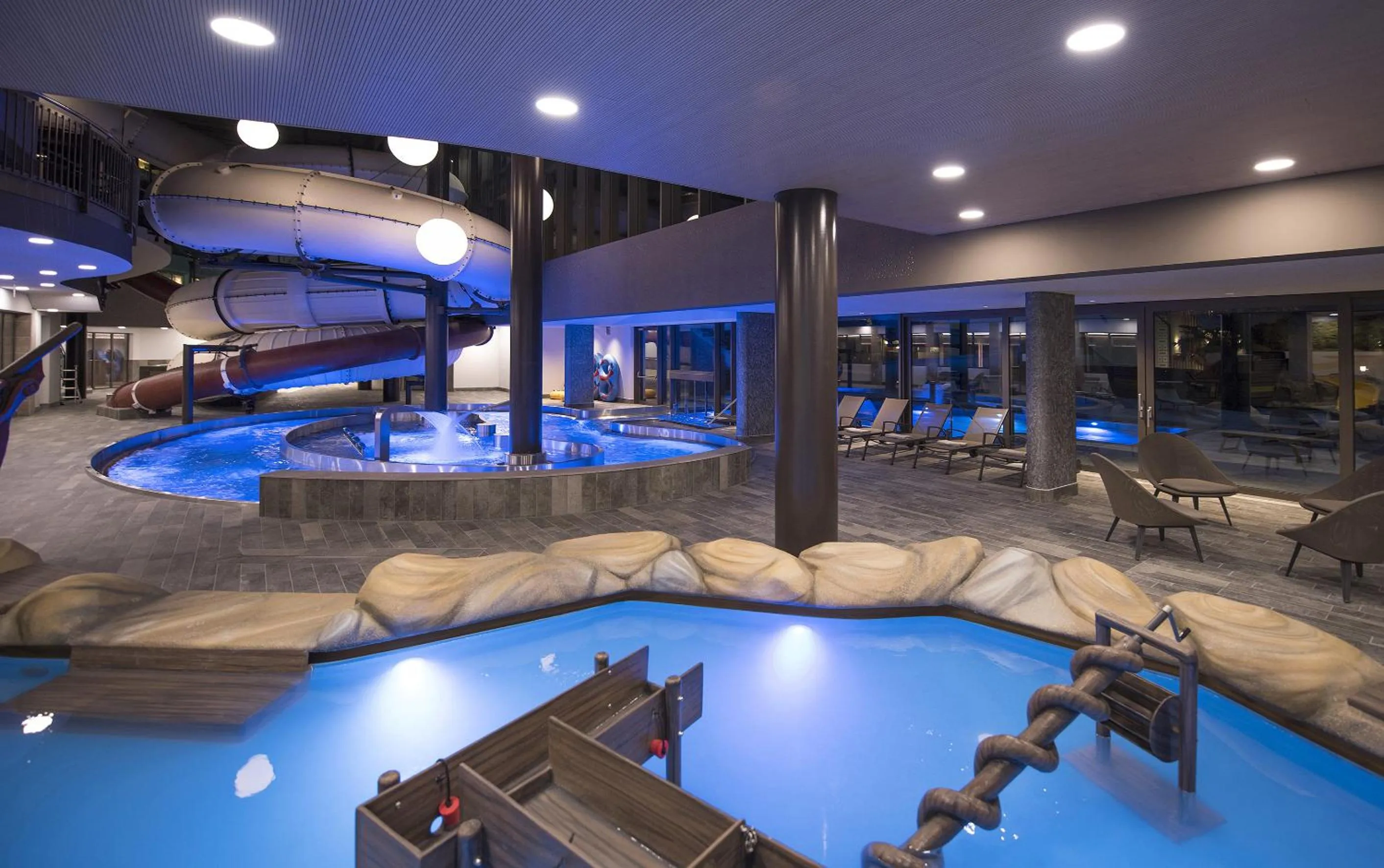 Aqua park in Quellenhof Luxury Resort Passeier