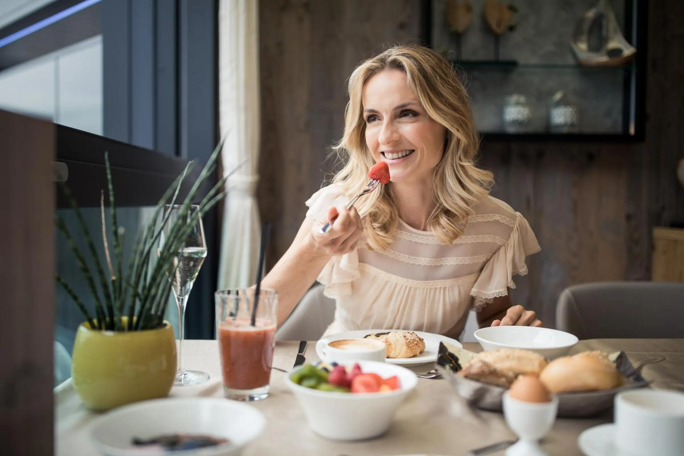 Breakfast in Quellenhof Luxury Resort Passeier