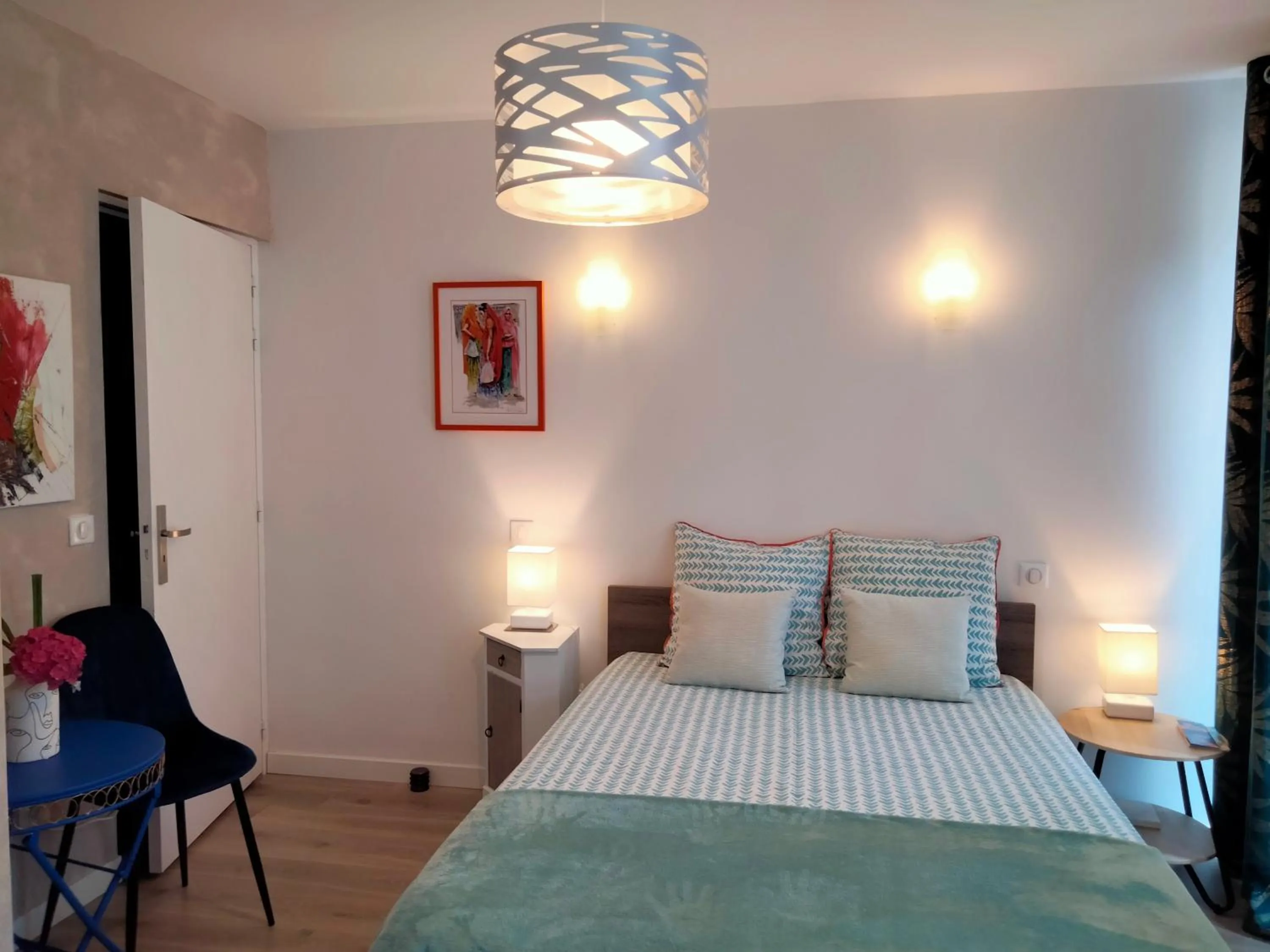 Bed in Les Chambres Hautes d'Anastasia