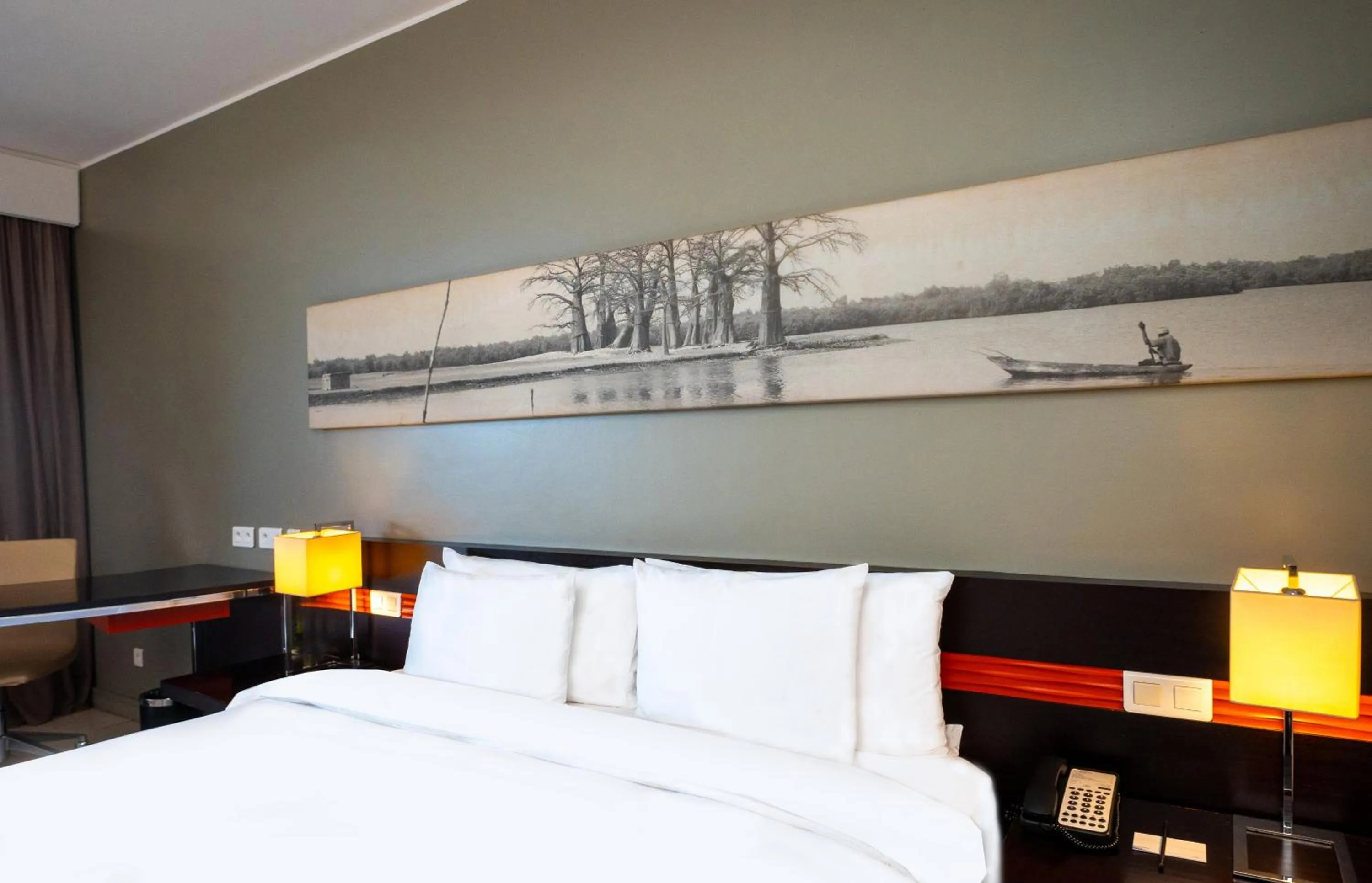 Bed in Noom Hotel Dakar Sea Plaza, a member of Radisson Individuals