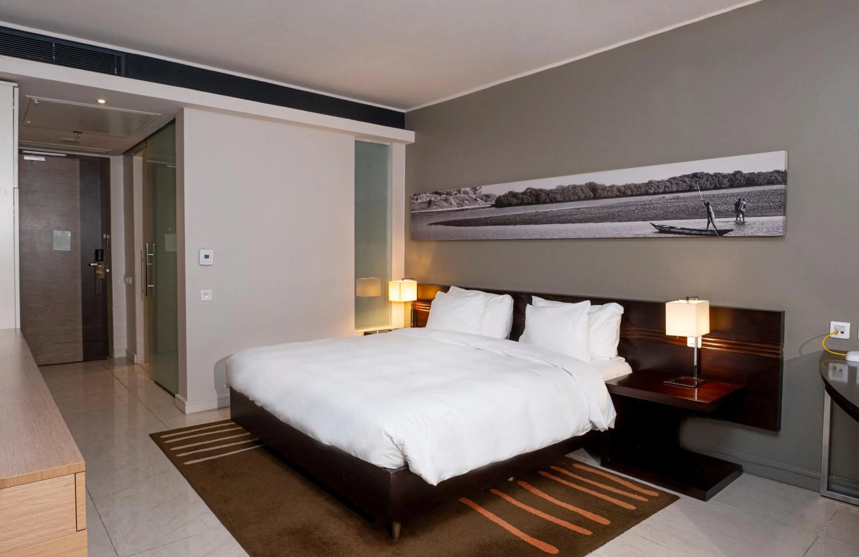 Bed in Noom Hotel Dakar Sea Plaza, a member of Radisson Individuals