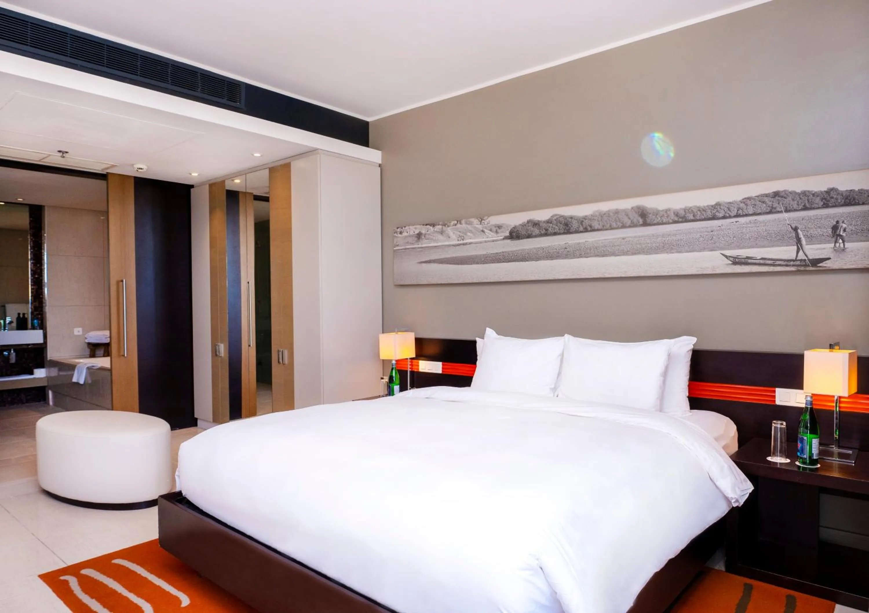 Bed in Noom Hotel Dakar Sea Plaza, a member of Radisson Individuals