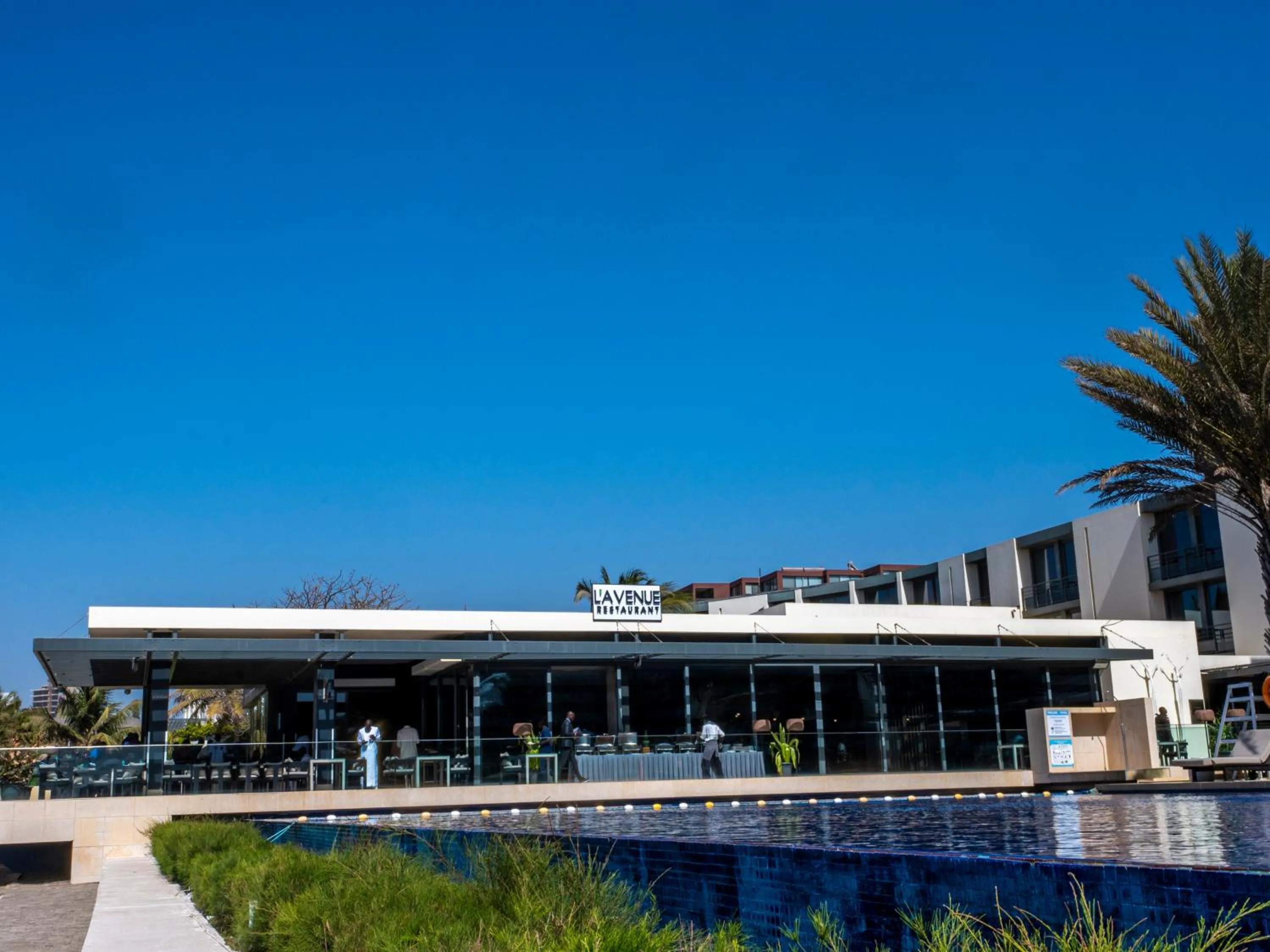 Swimming pool in Noom Hotel Dakar Sea Plaza, a member of Radisson Individuals