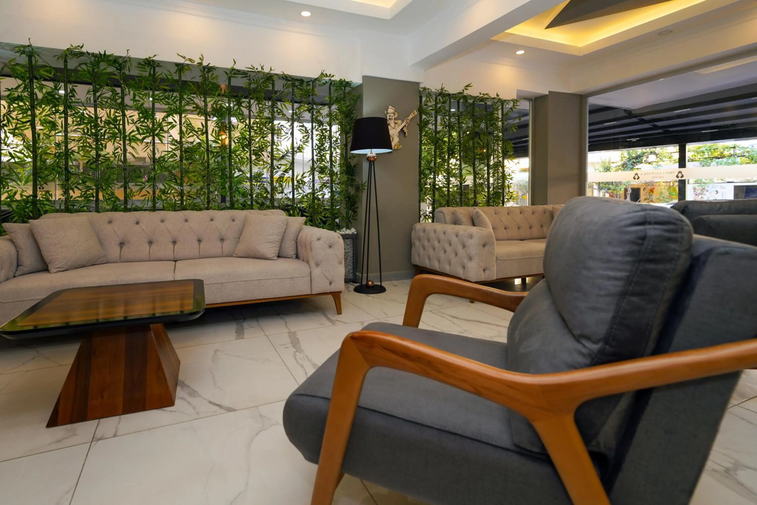 Lobby or reception in Miss Cleopatra Hotel