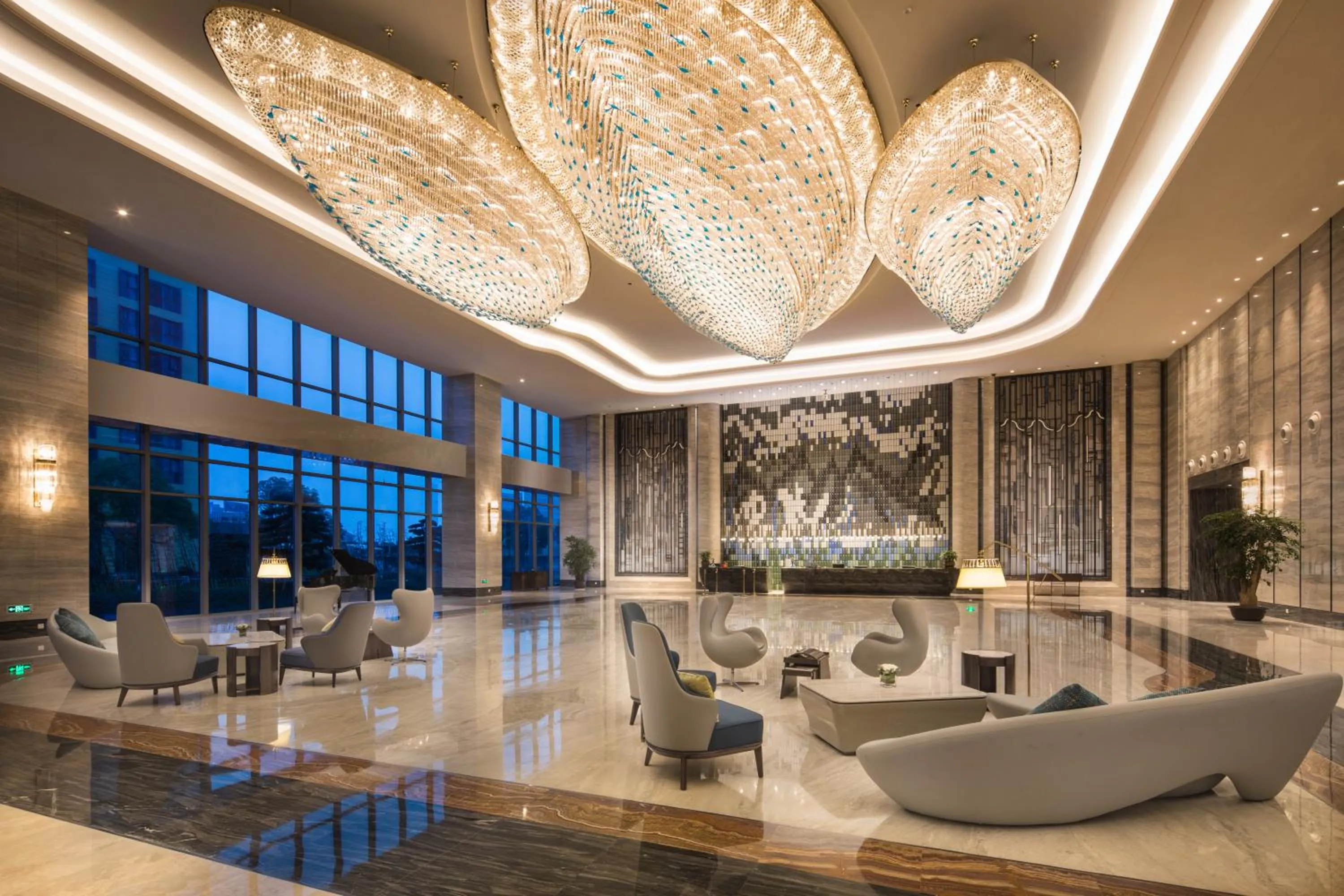 Lobby or reception in Wyndham Grand Suzhou Fenhu