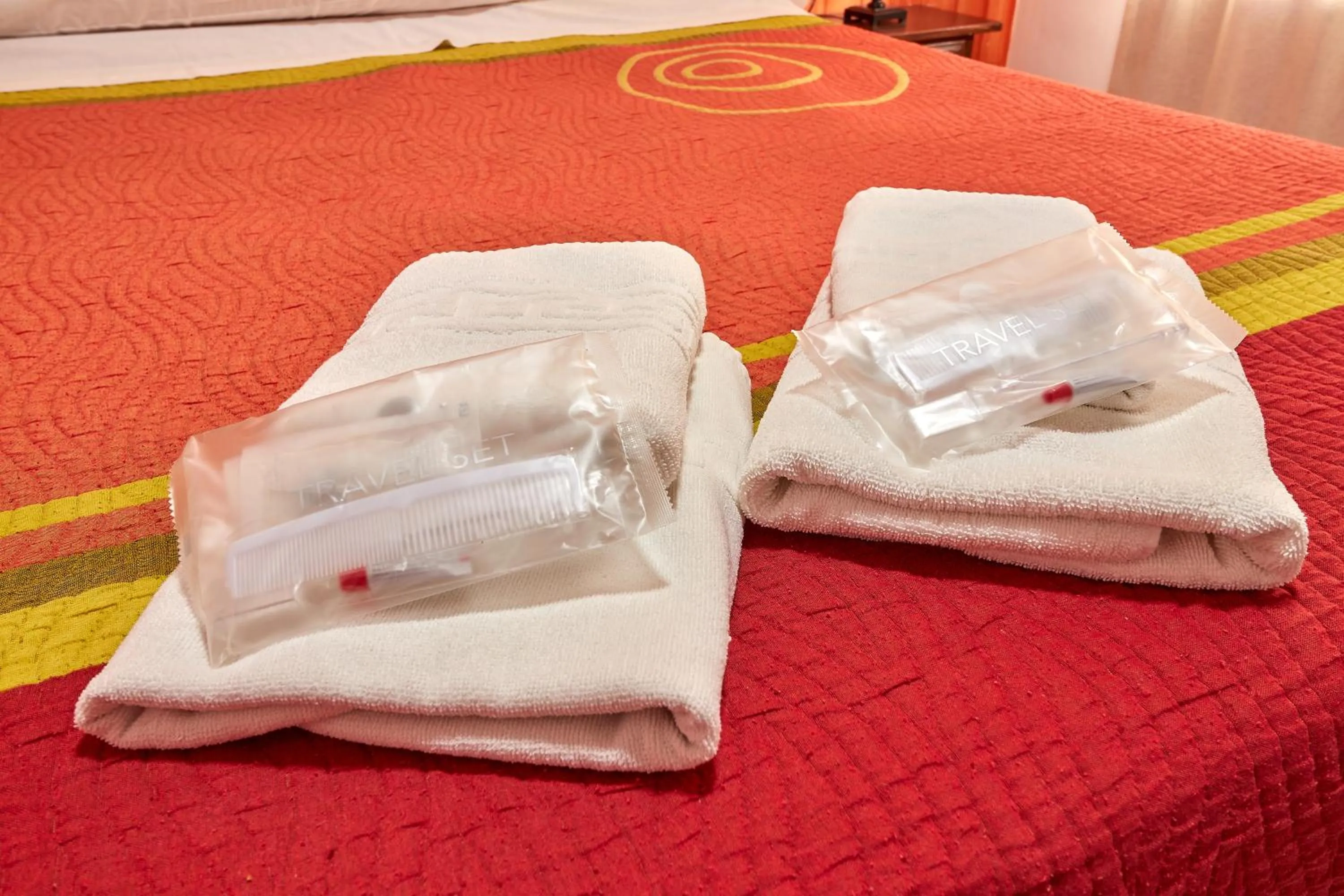 Bed in Hotel Virgen de los Reyes