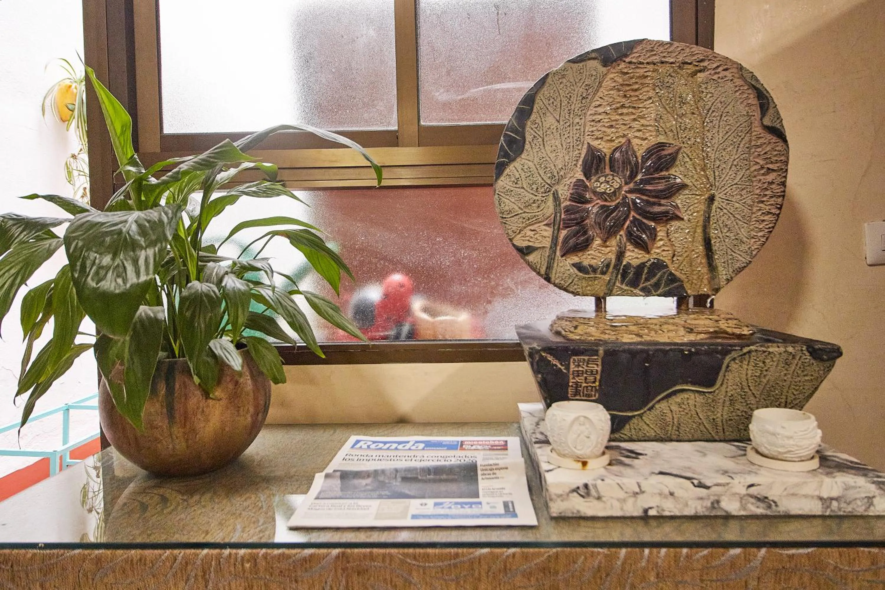 Lobby or reception in Hotel Virgen de los Reyes
