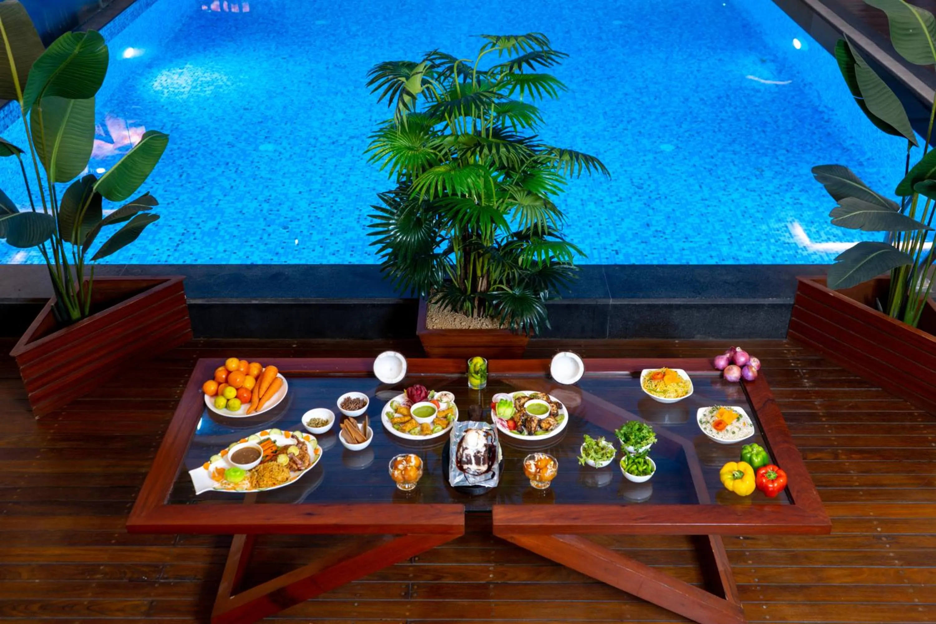 Food and drinks in Hotel Mansha Regency