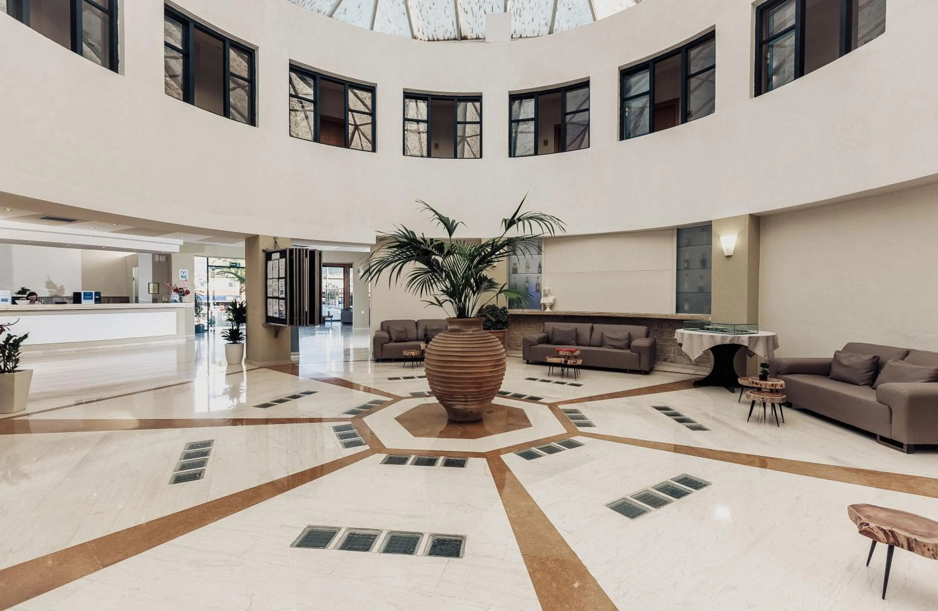 Living room in Malia Bay Beach Hotel & Bungalows