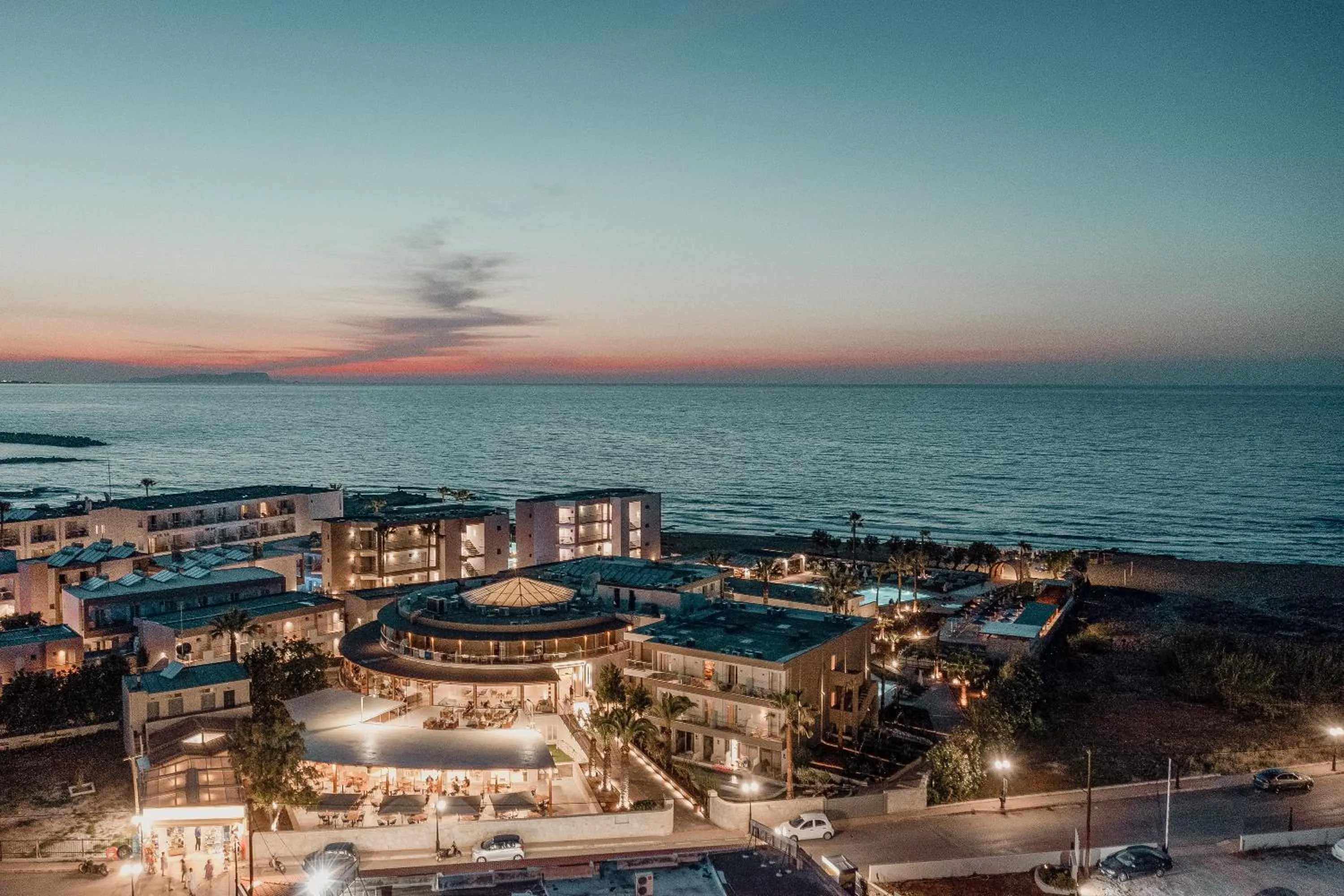 Property building in Malia Bay Beach Hotel & Bungalows