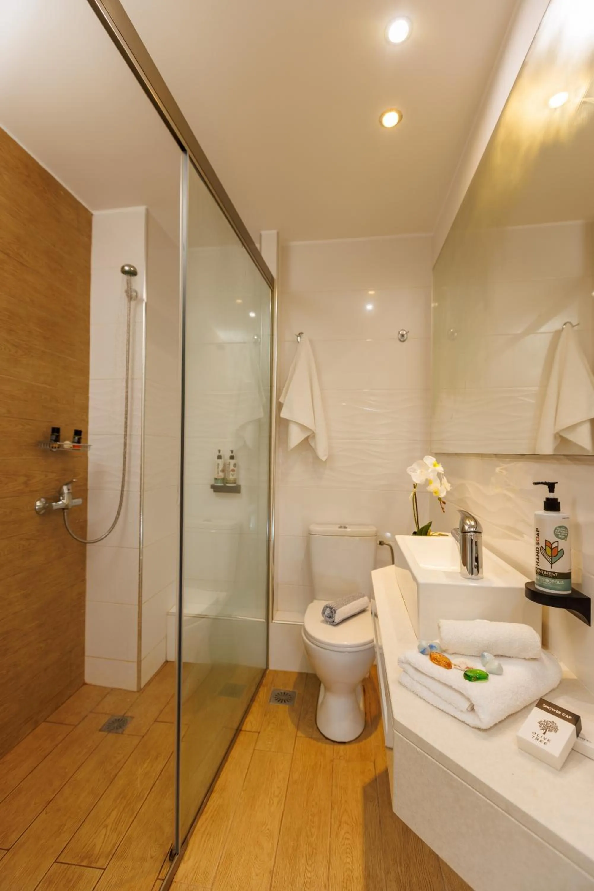 Shower in Malia Bay Beach Hotel & Bungalows