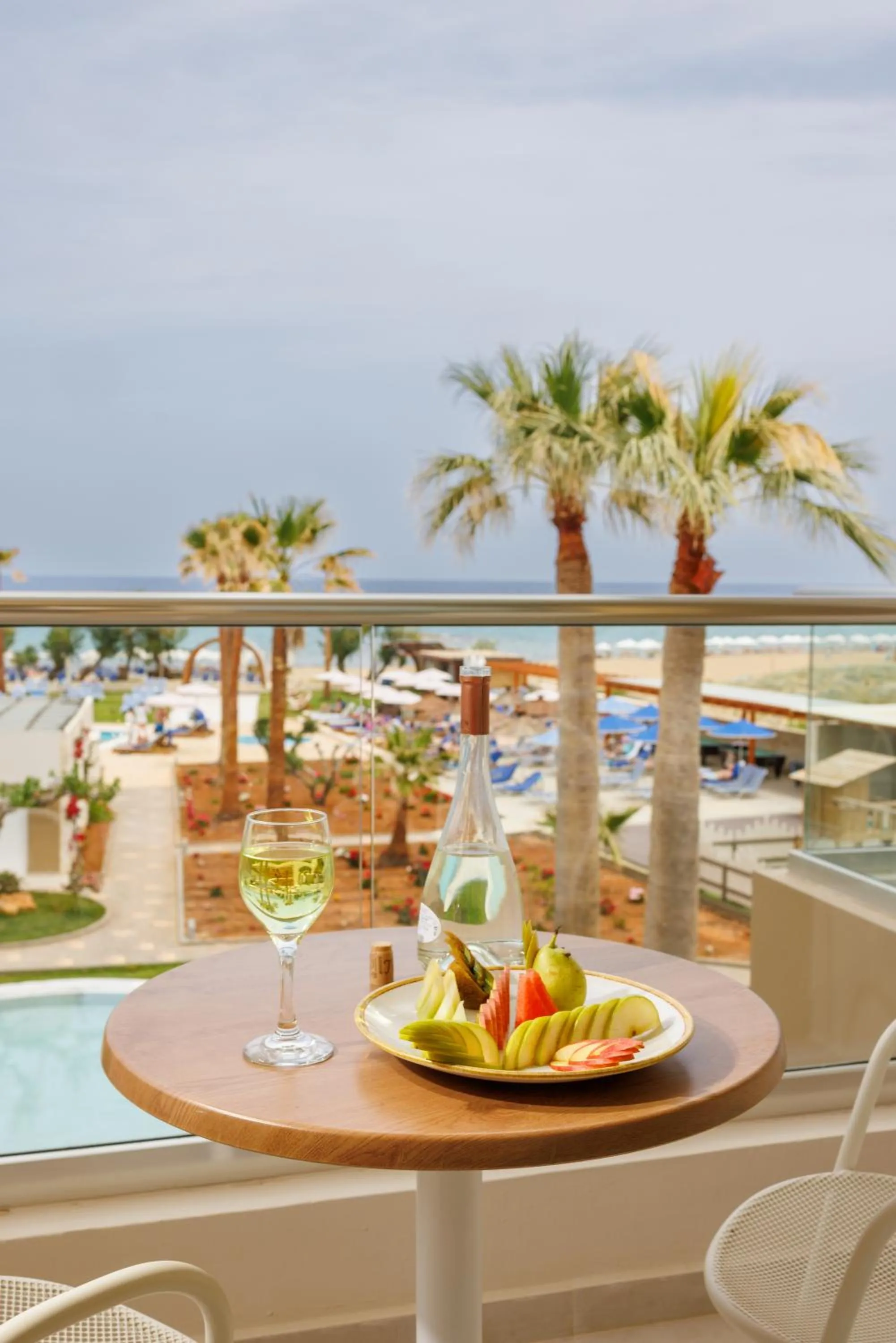 Balcony/Terrace in Malia Bay Beach Hotel & Bungalows