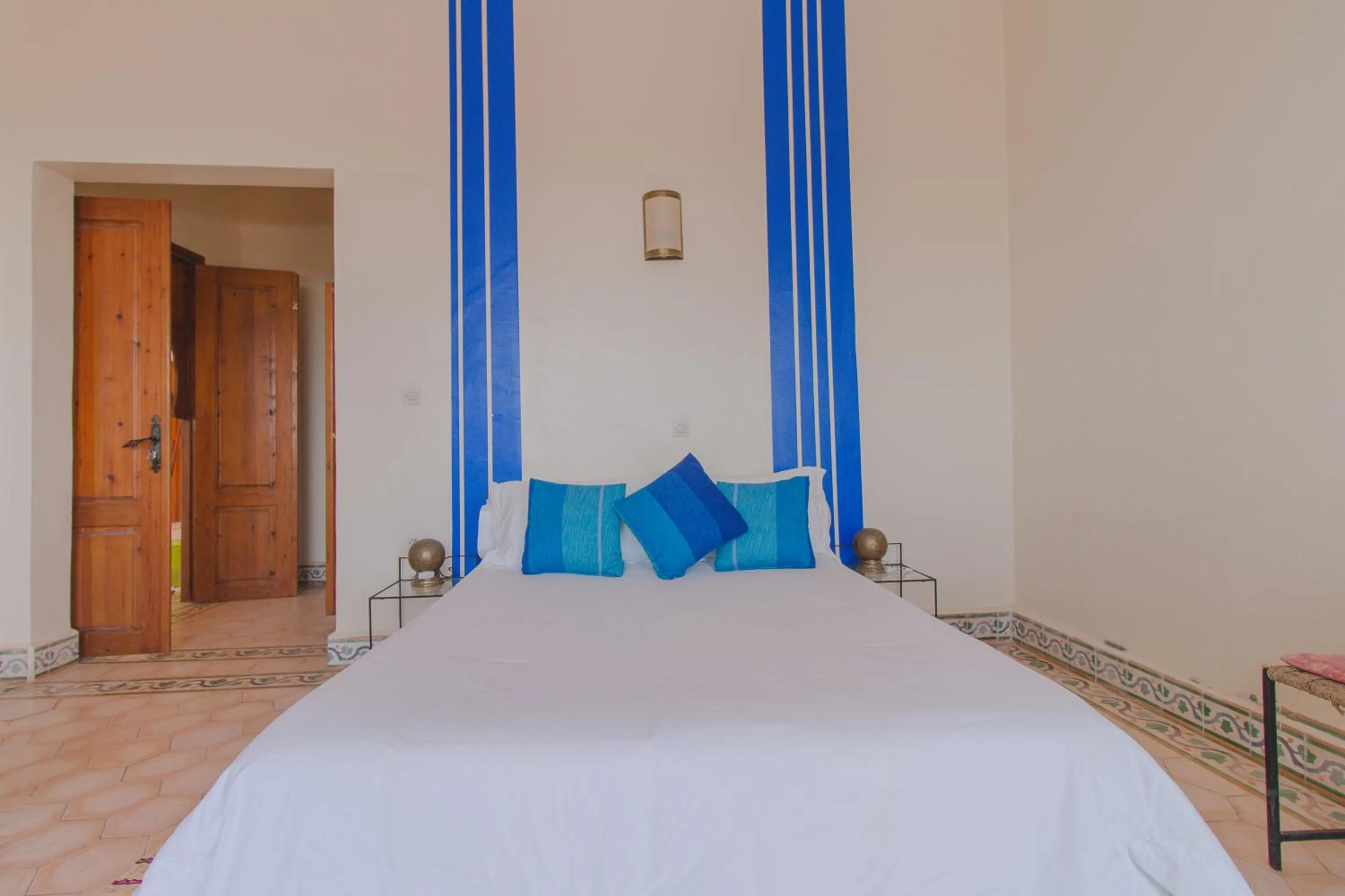 Bed in Auberge du Marabout