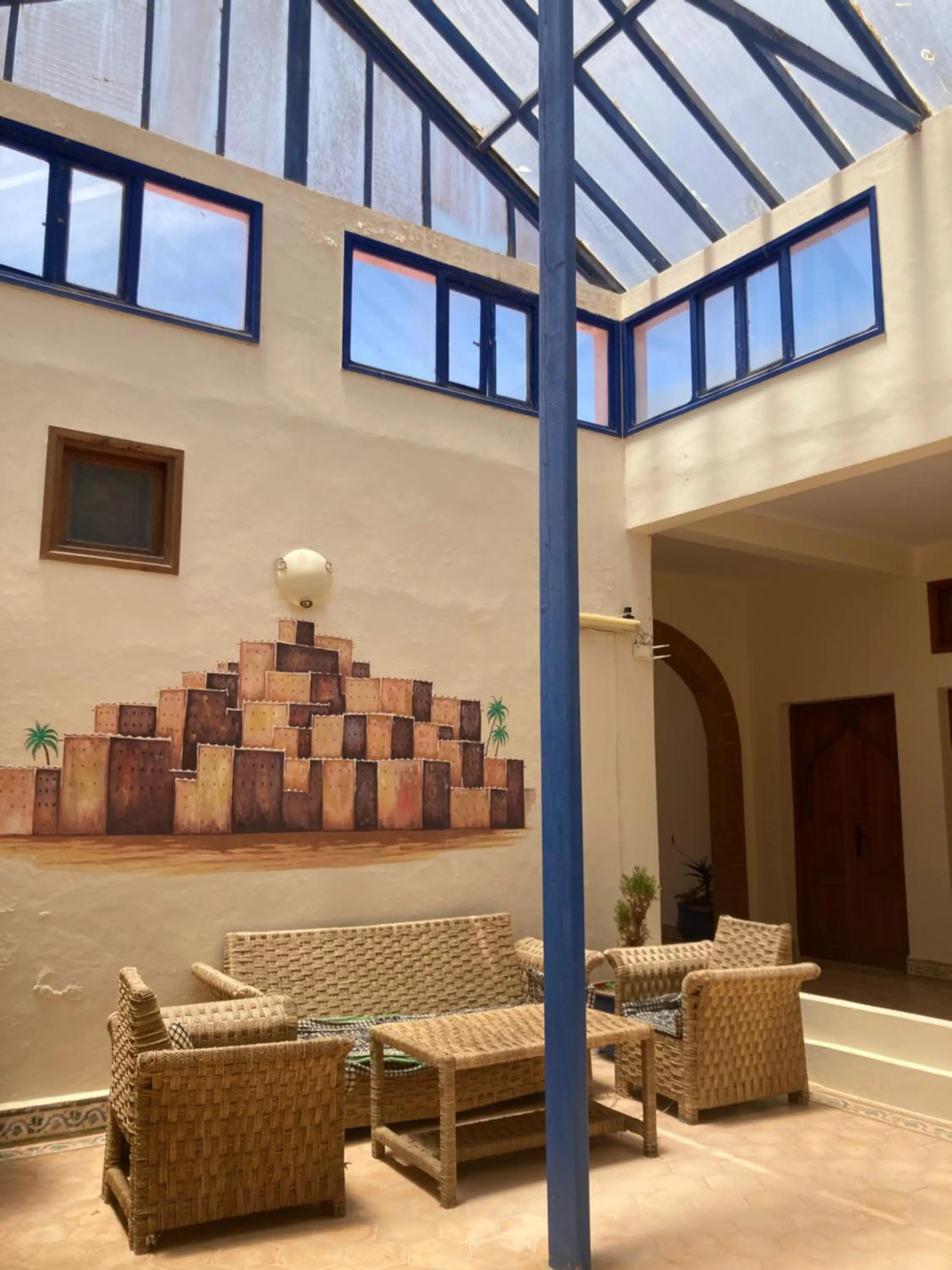 Patio in Auberge du Marabout