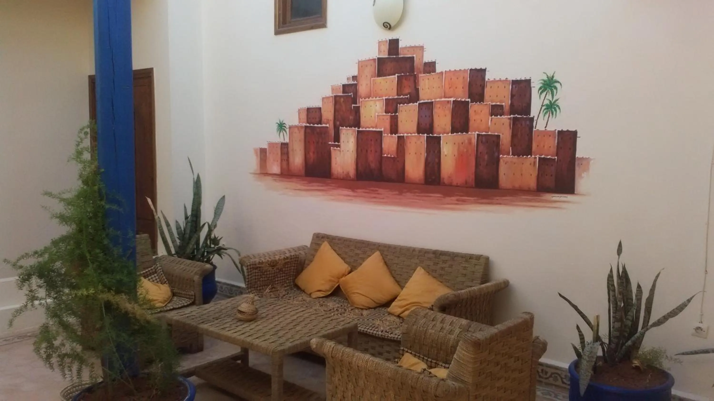 Lobby or reception in Auberge du Marabout