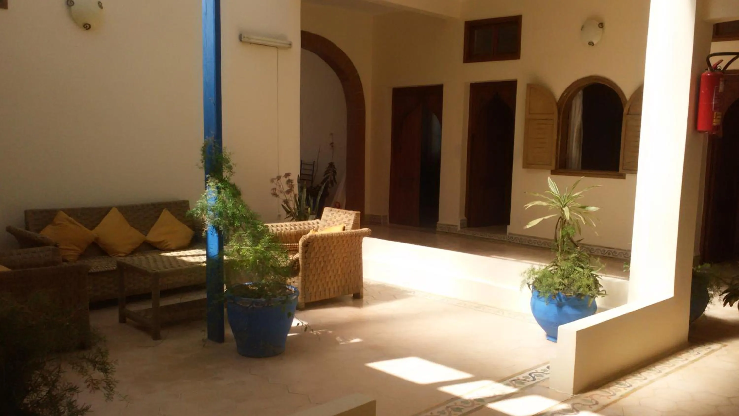 Patio in Auberge du Marabout