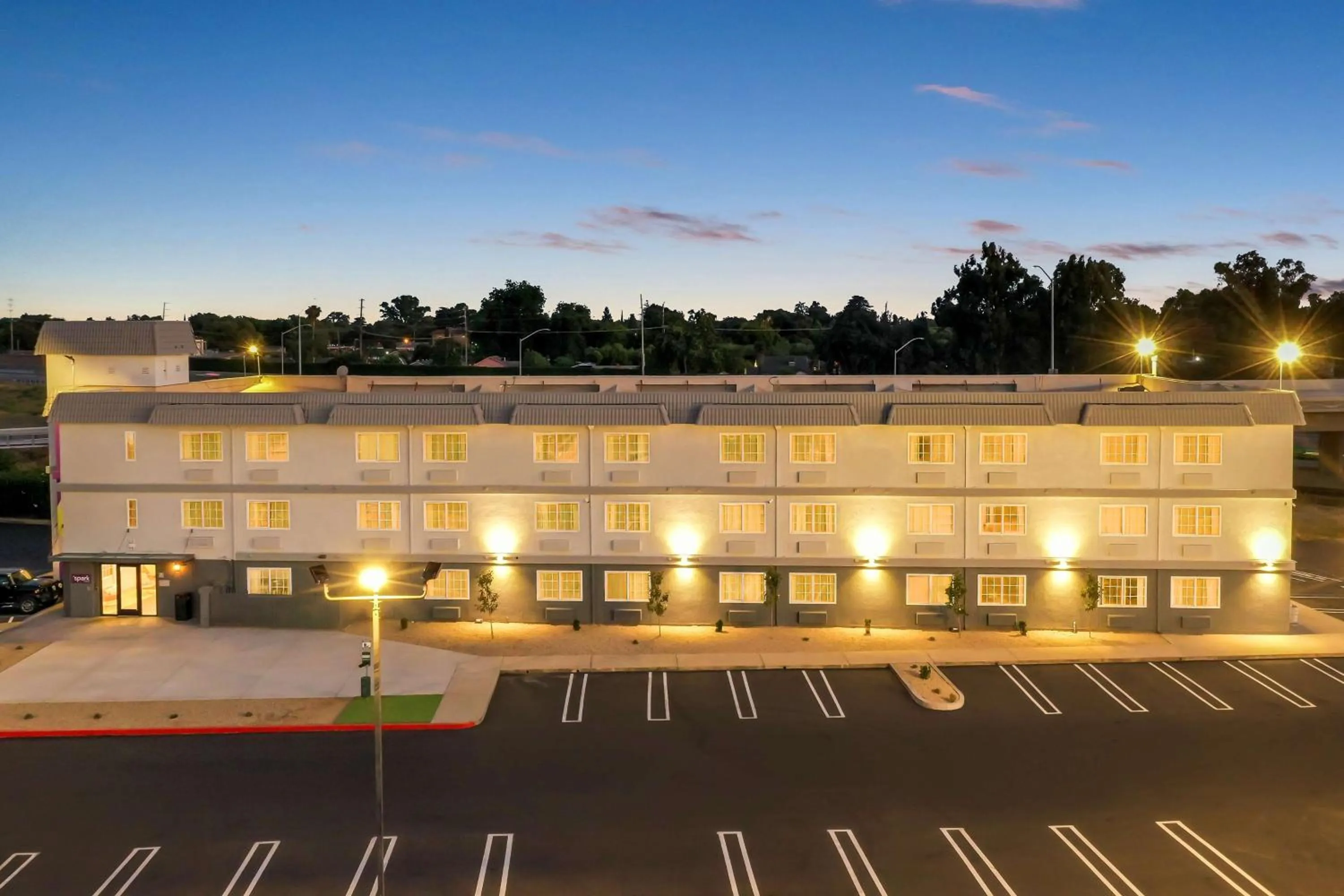 Property building in Spark by Hilton Modesto