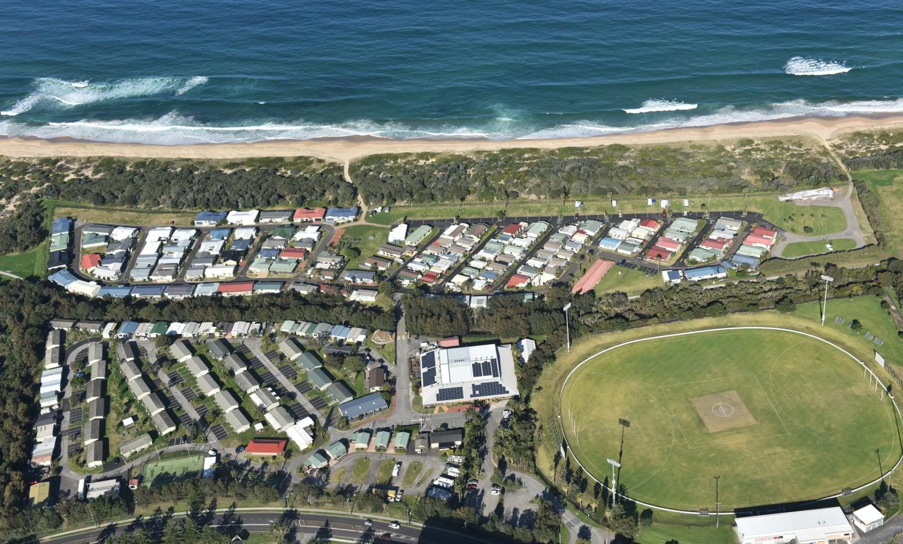 Bird's eye view in Wollongong Surf Leisure Resort