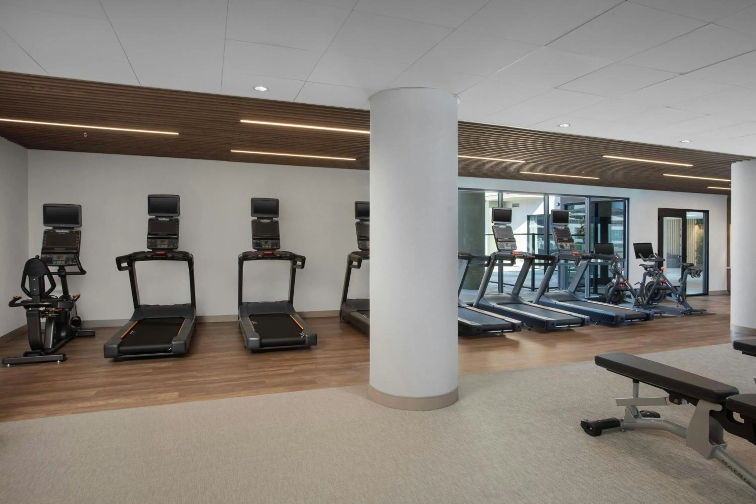 Fitness centre/facilities in Courtyard by Marriott San Diego Downtown Little Italy