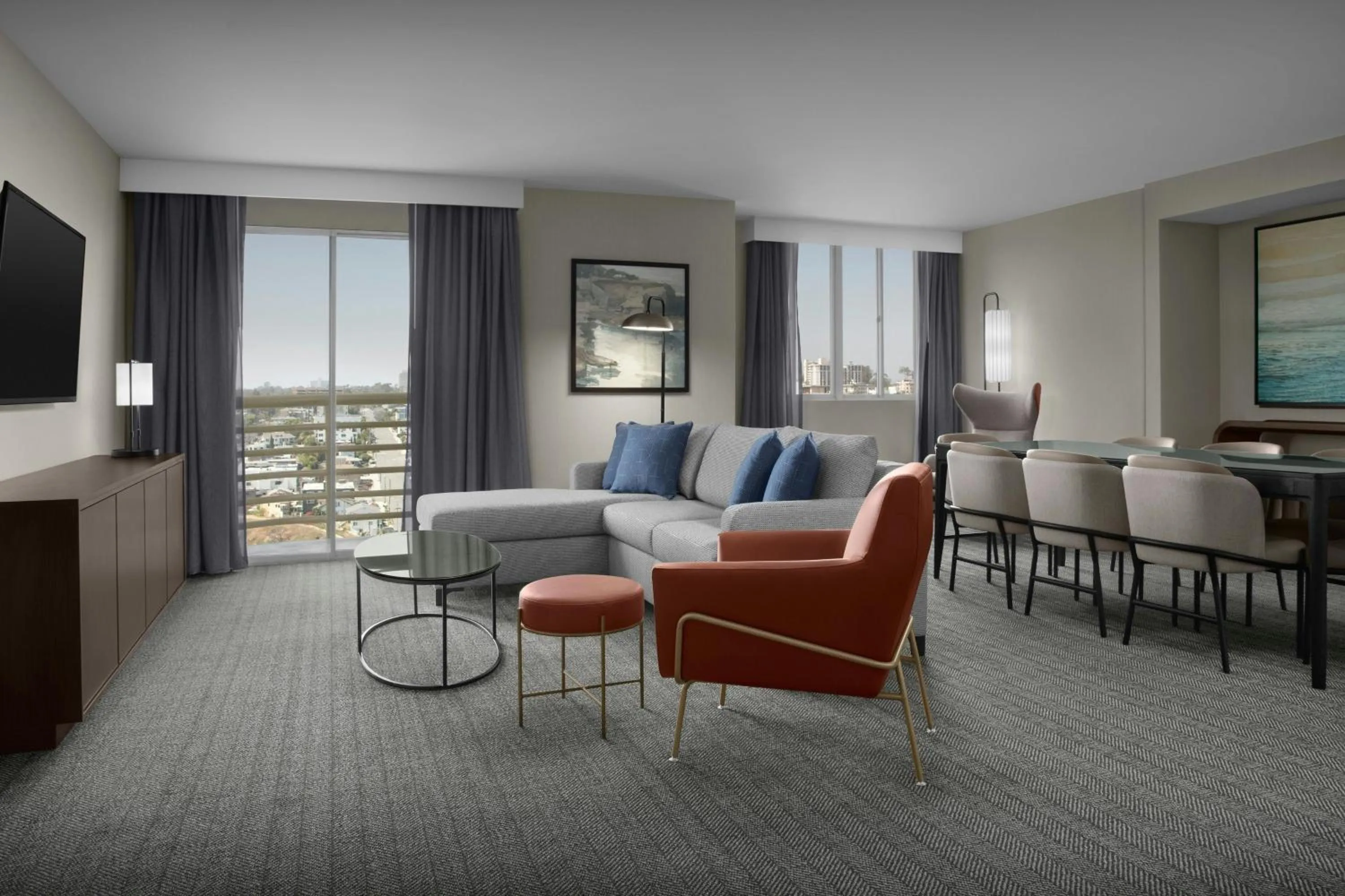 Living room in Courtyard by Marriott San Diego Downtown Little Italy