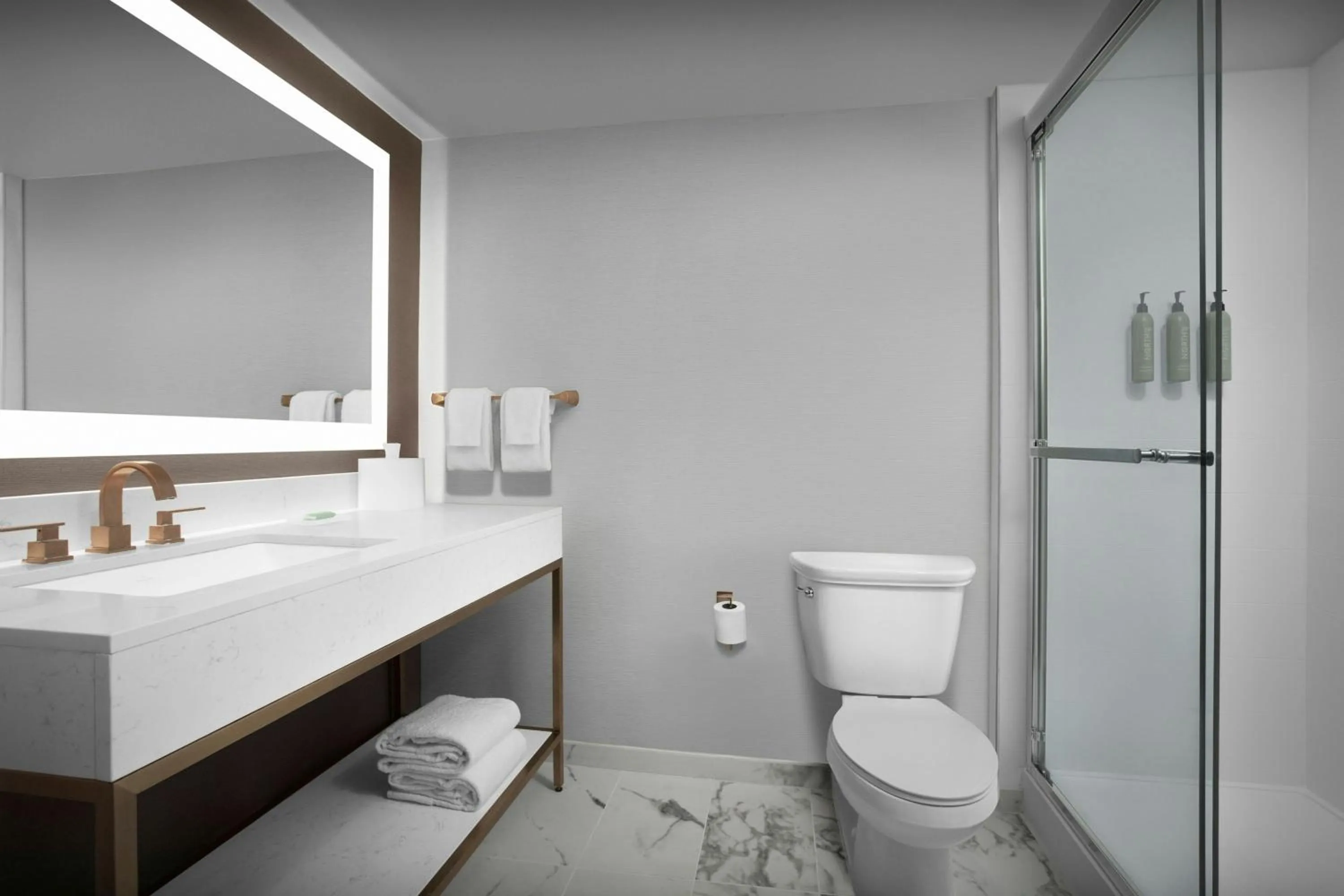 Bathroom in Courtyard by Marriott San Diego Downtown Little Italy