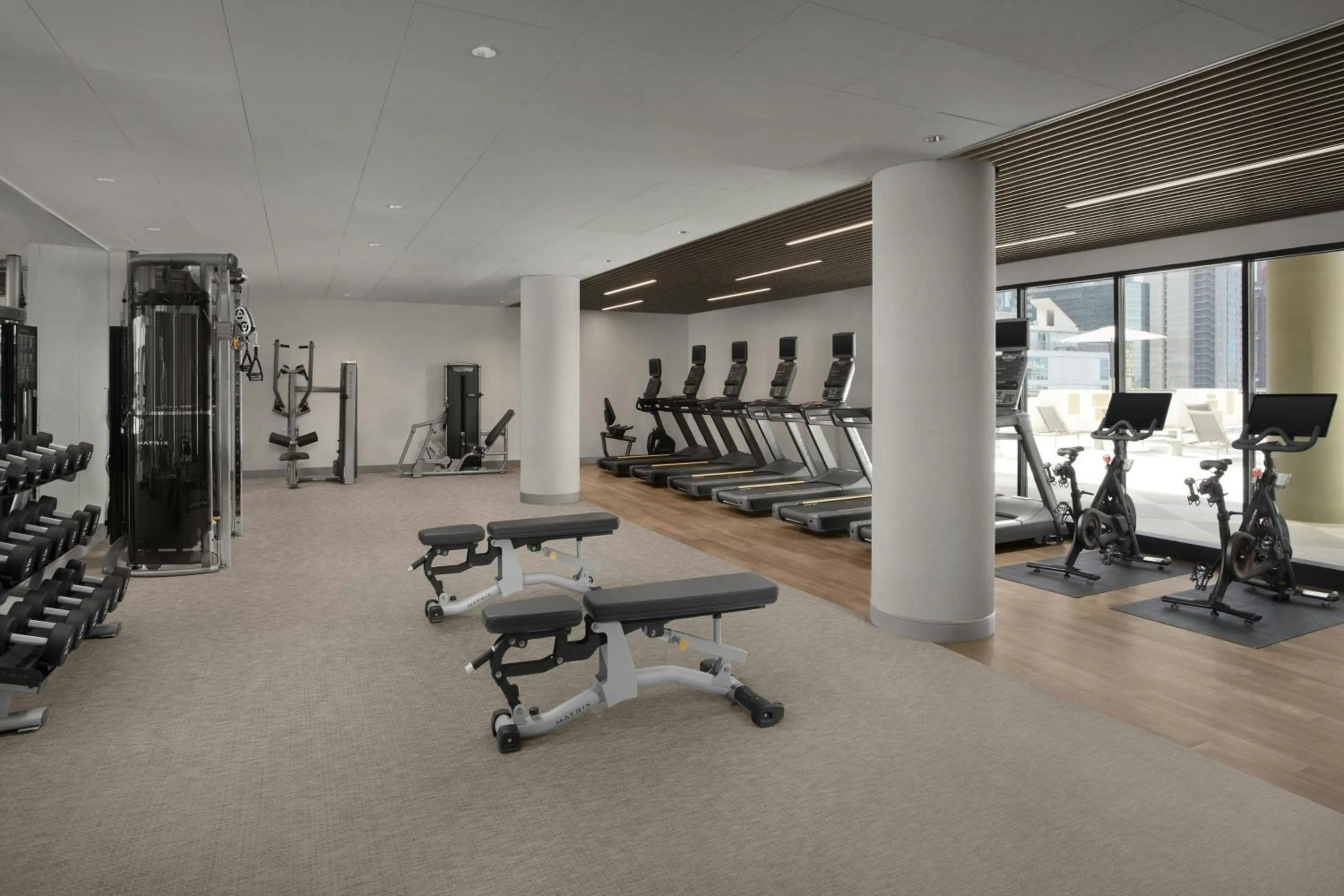 Fitness centre/facilities in Courtyard by Marriott San Diego Downtown Little Italy