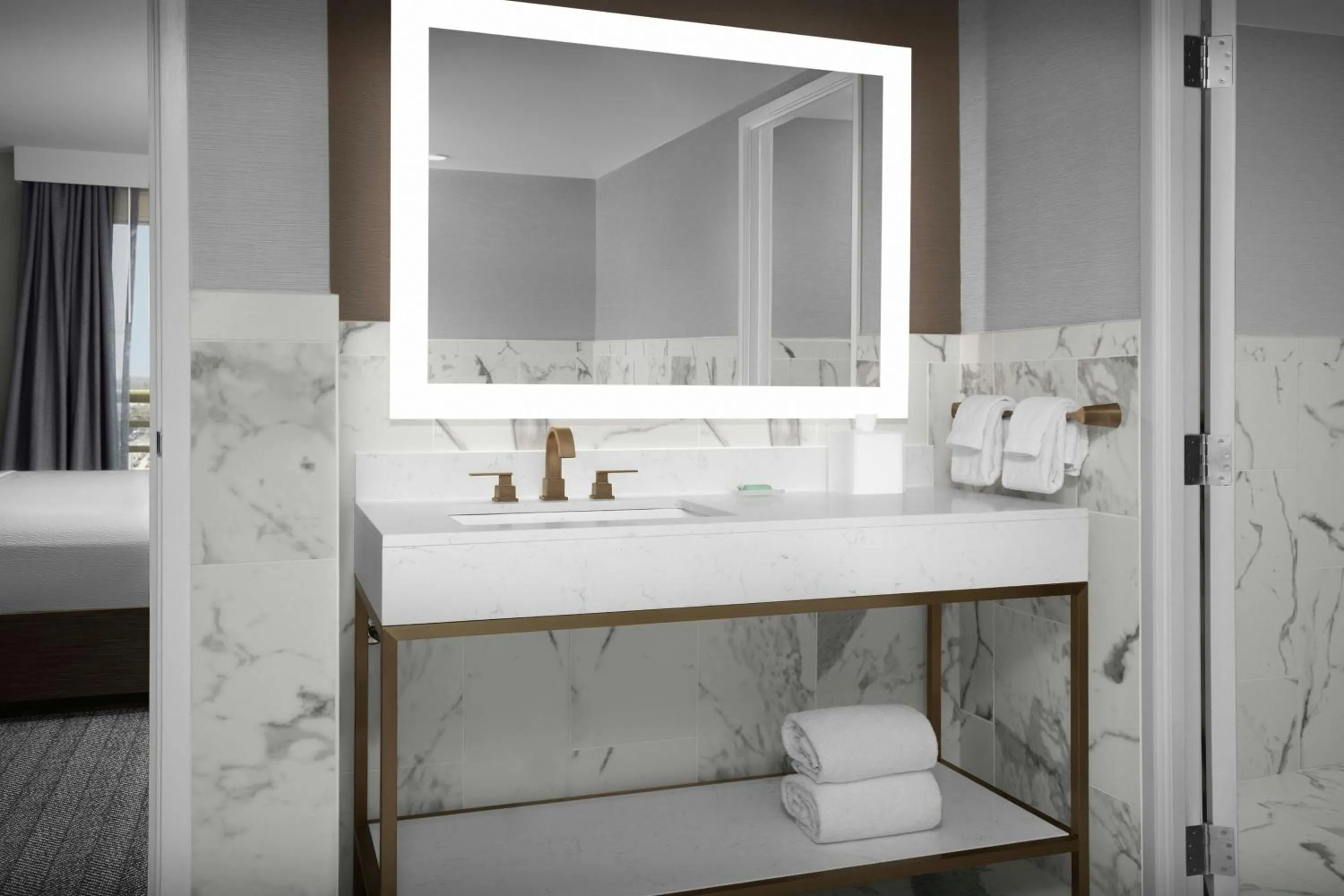 Photo of the whole room in Courtyard by Marriott San Diego Downtown Little Italy