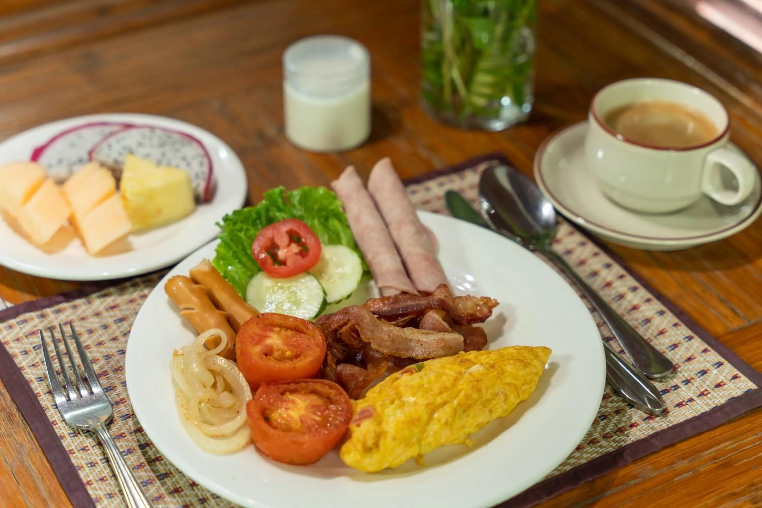 Breakfast in Muangthong Boutique Hotel