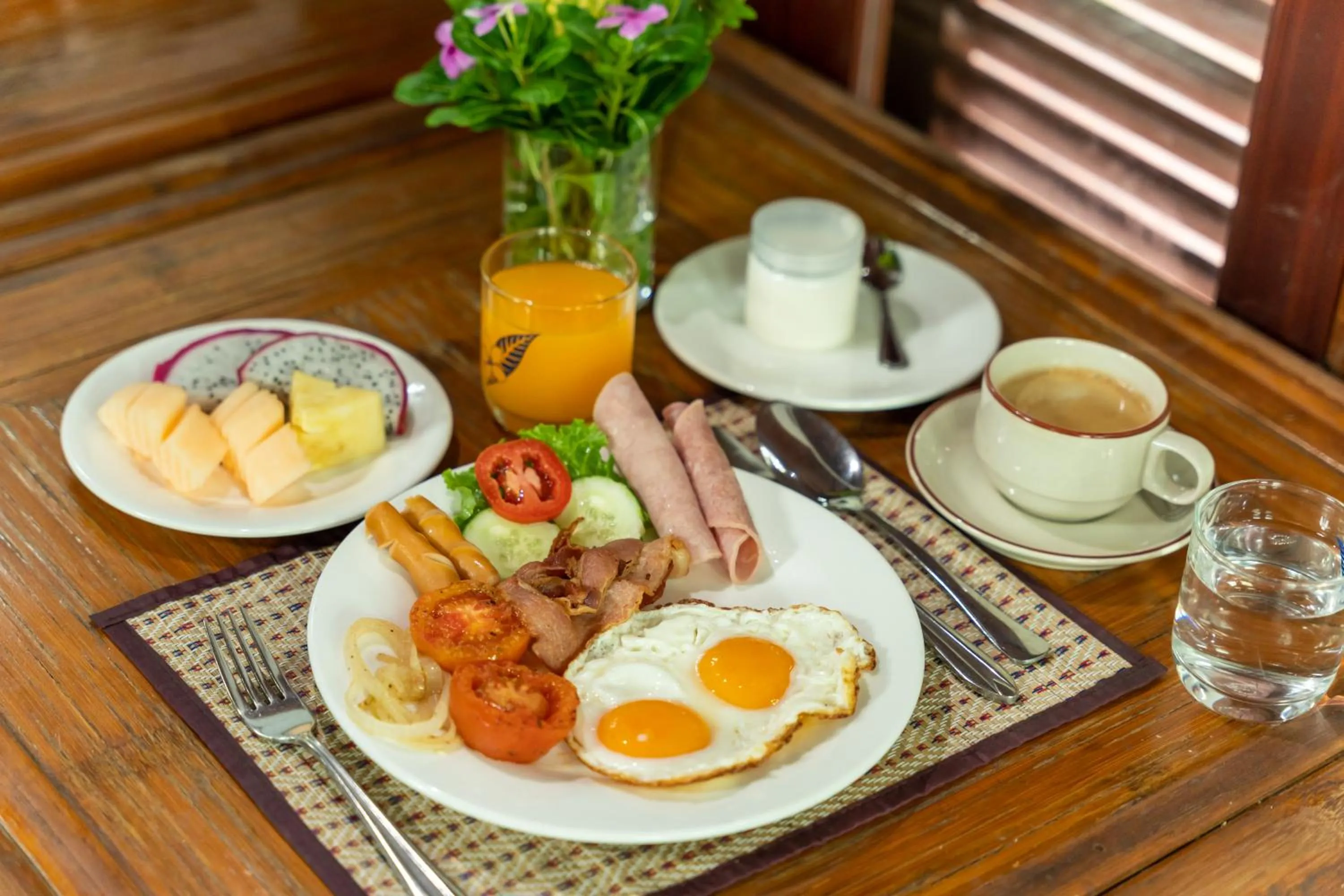 Breakfast in Muangthong Boutique Hotel
