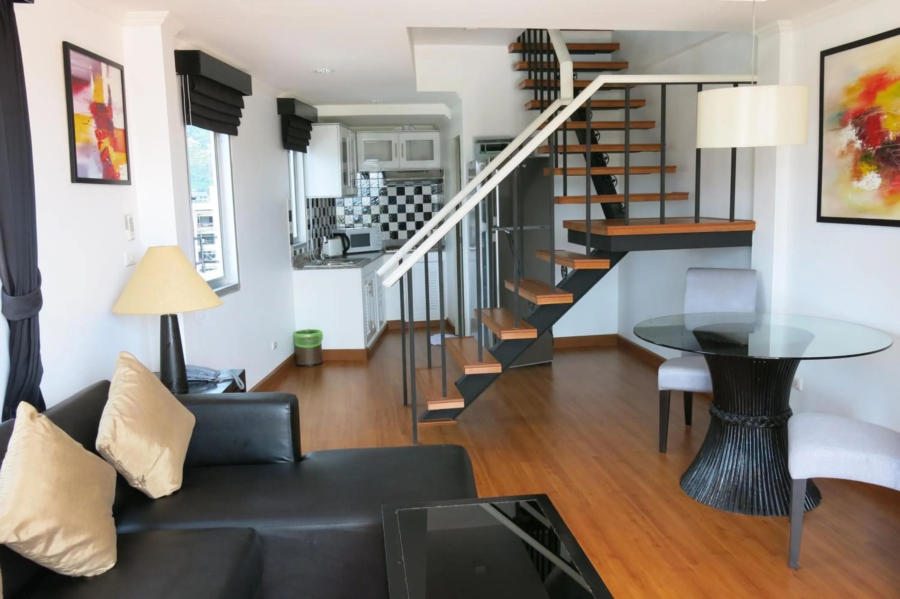 Living room in Orchid Kathu Heights Service Apartments