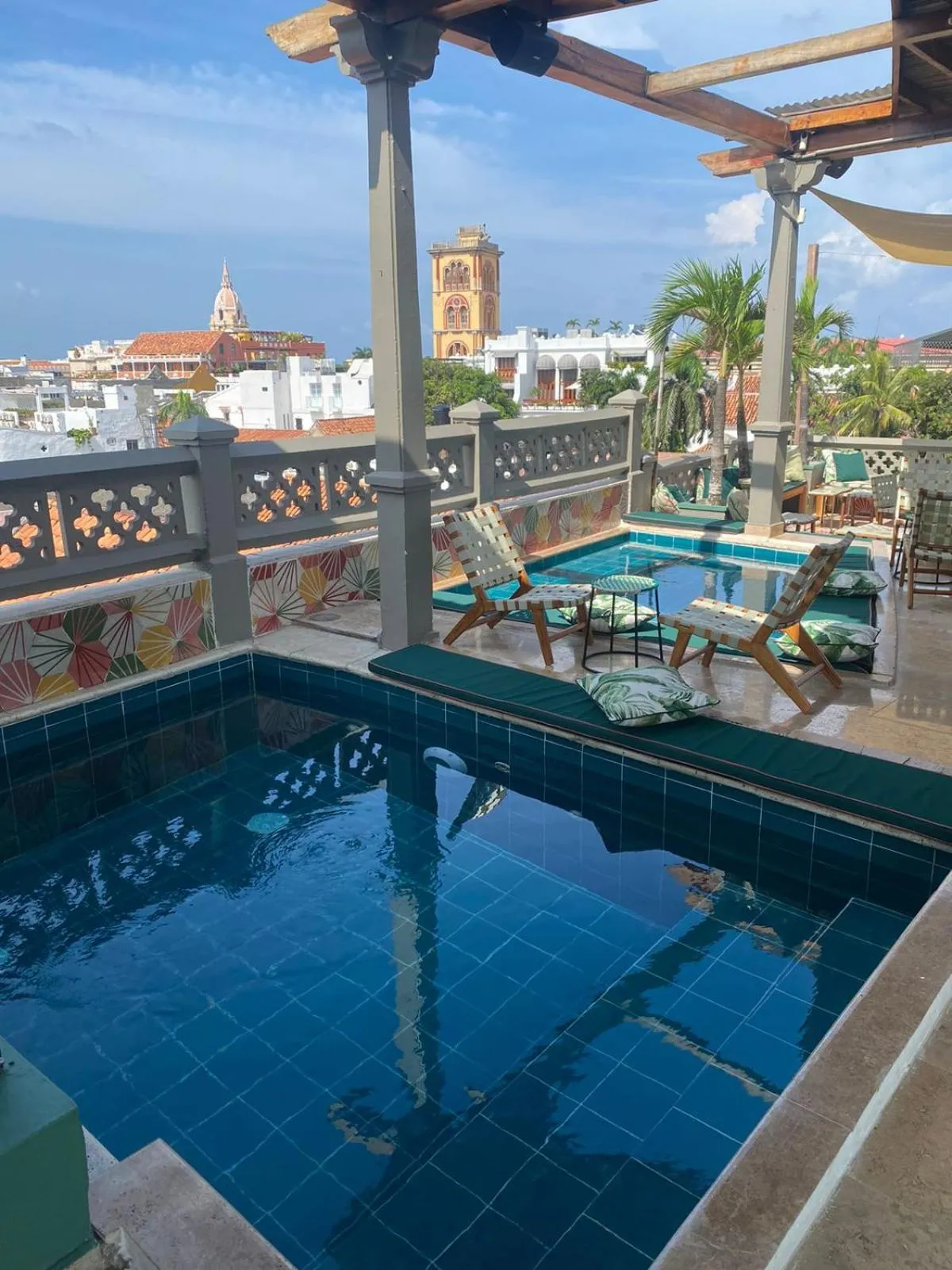 Pool view in Townhouse Boutique Hotel