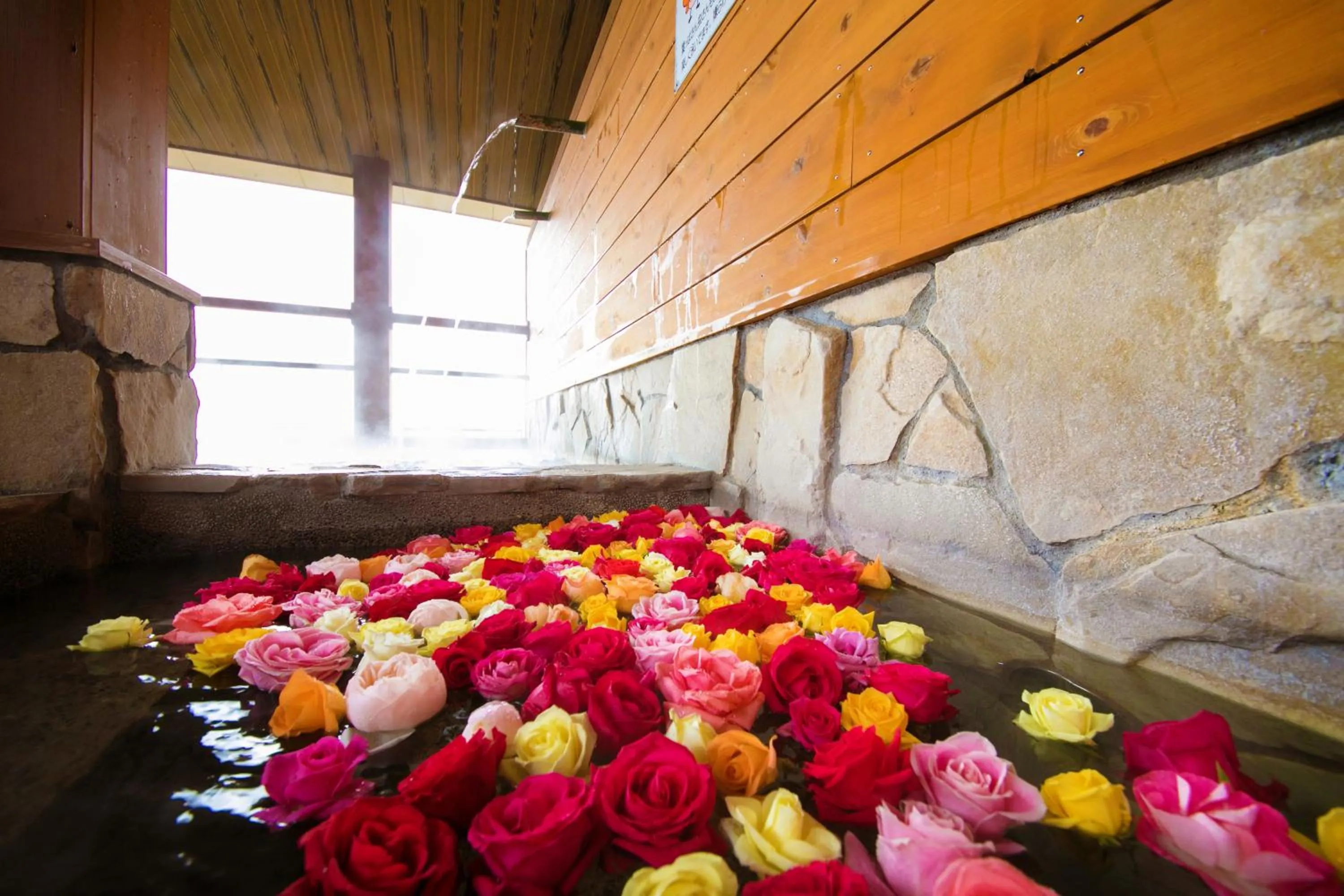 Hot Spring Bath in Toba View Hotel Hanashinju