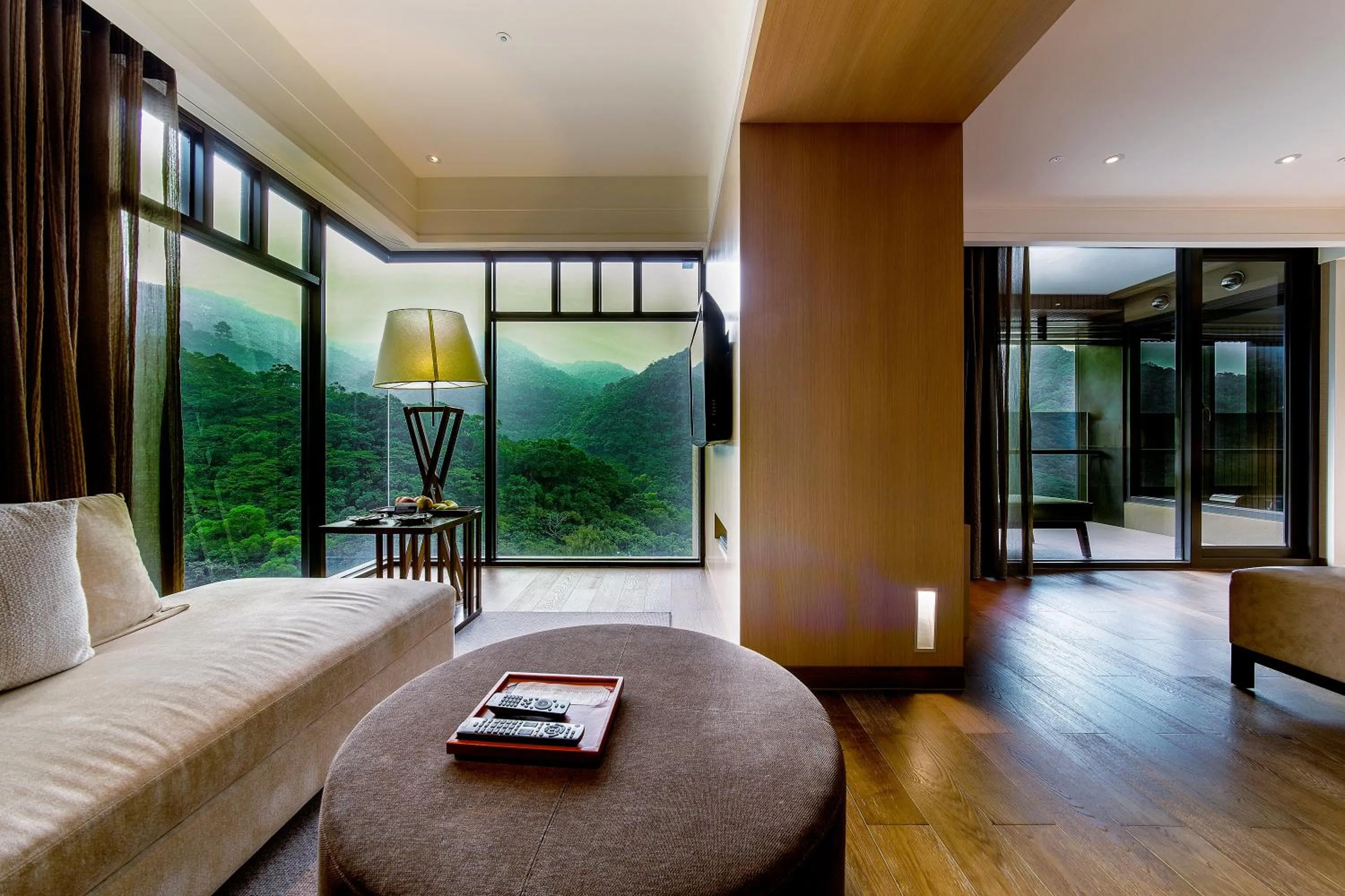 Living room in Grand View Resort Beitou