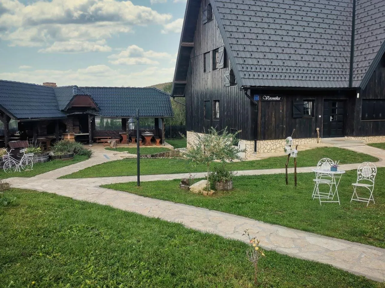 Property building in Plitvice Luxury Etno Garden